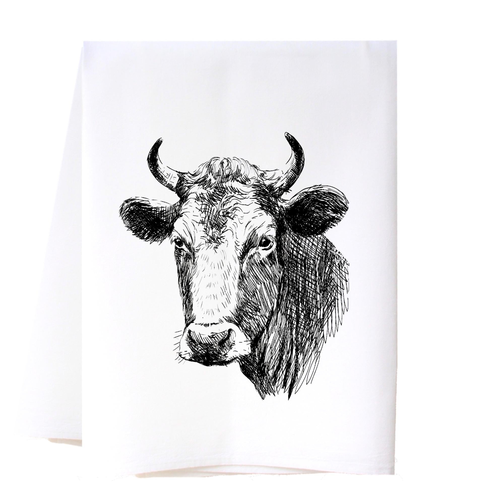 Cow Flour Sack Towel Kitchen Towel/Dishcloth - Southern Sisters