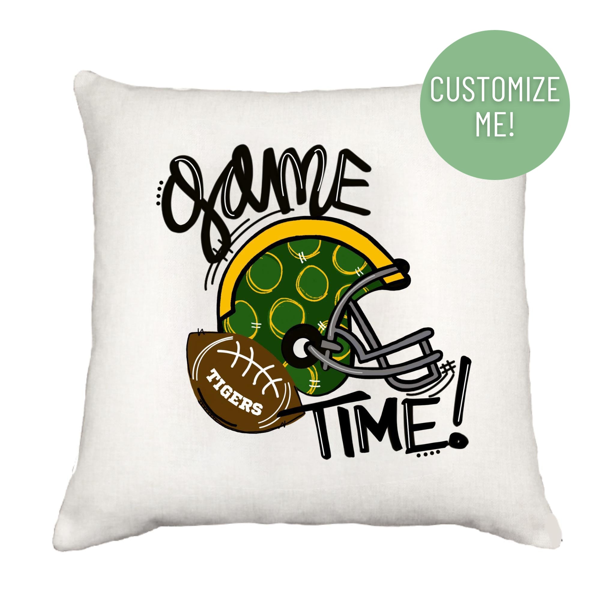 Game Time Down Pillow