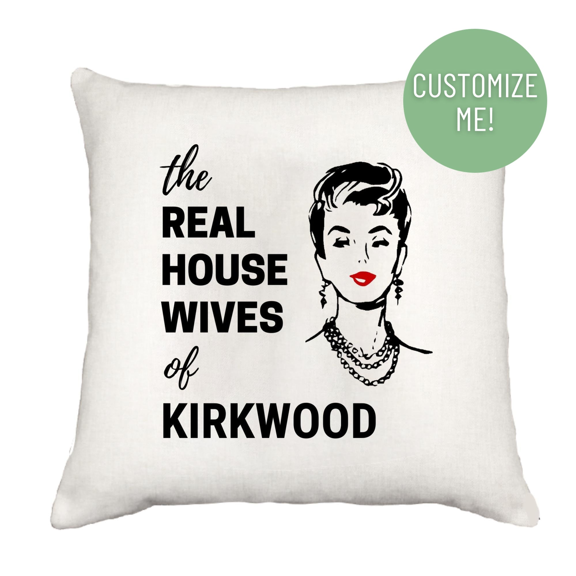 Real Housewives Diva Down Pillow Throw Pillow - Southern Sisters