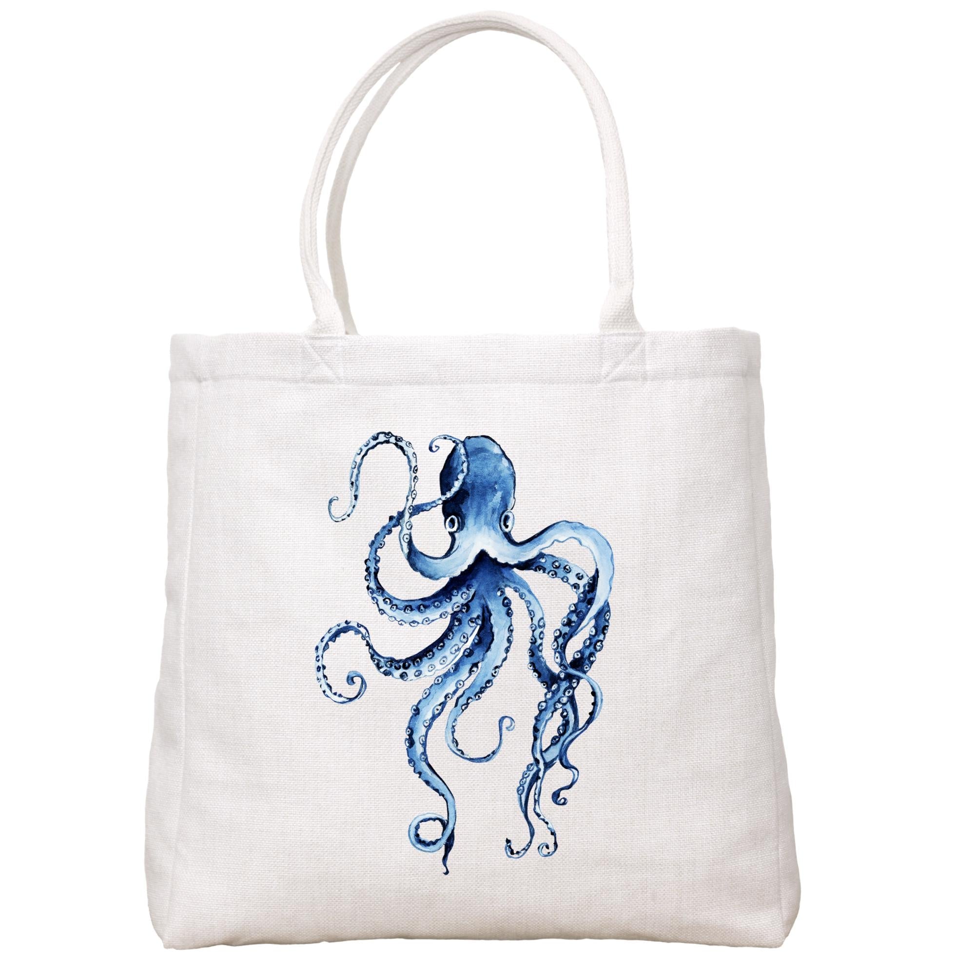 Blue Octopus Tote Bag Tote Bag - Southern Sisters