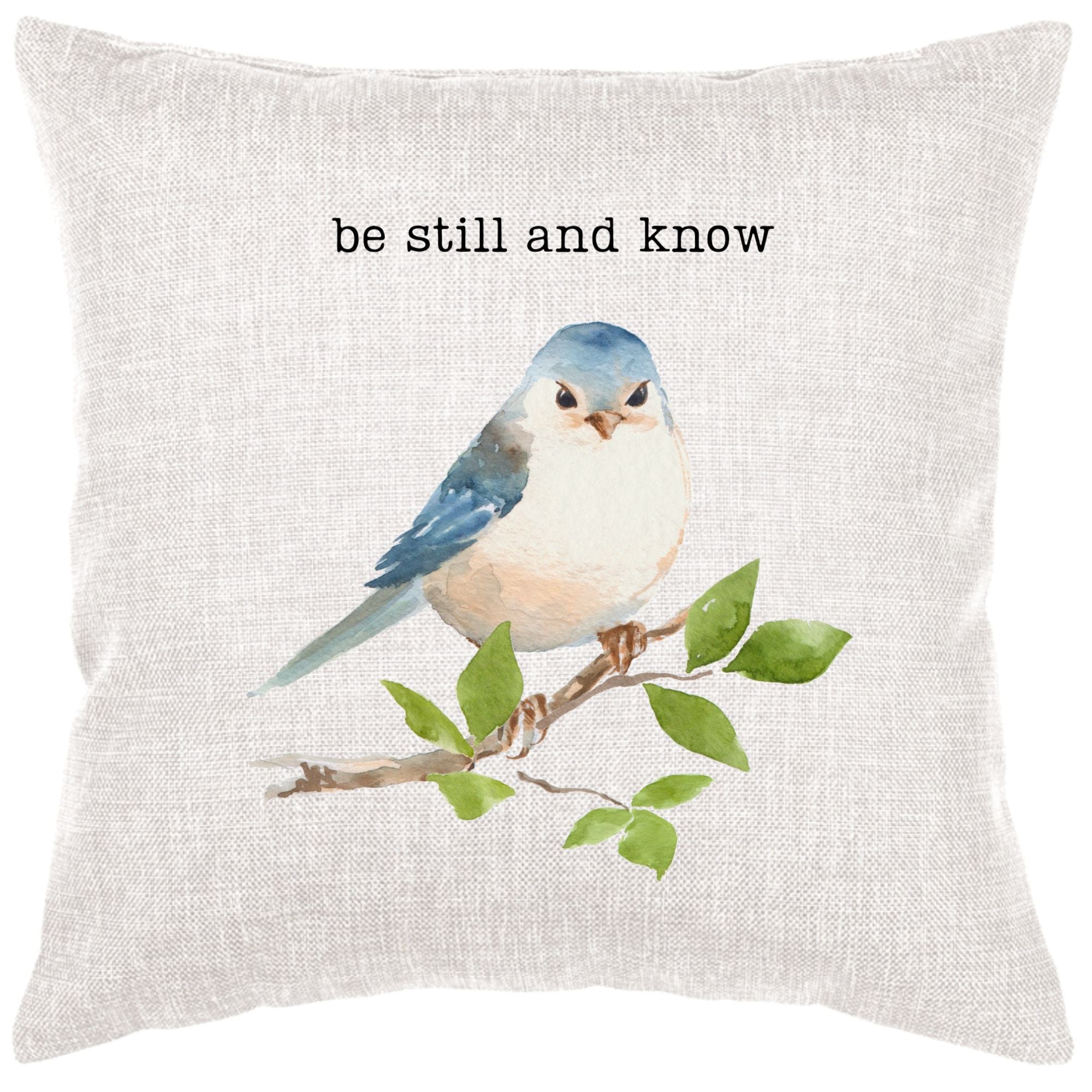 Be Still And Know Bird Down Pillow