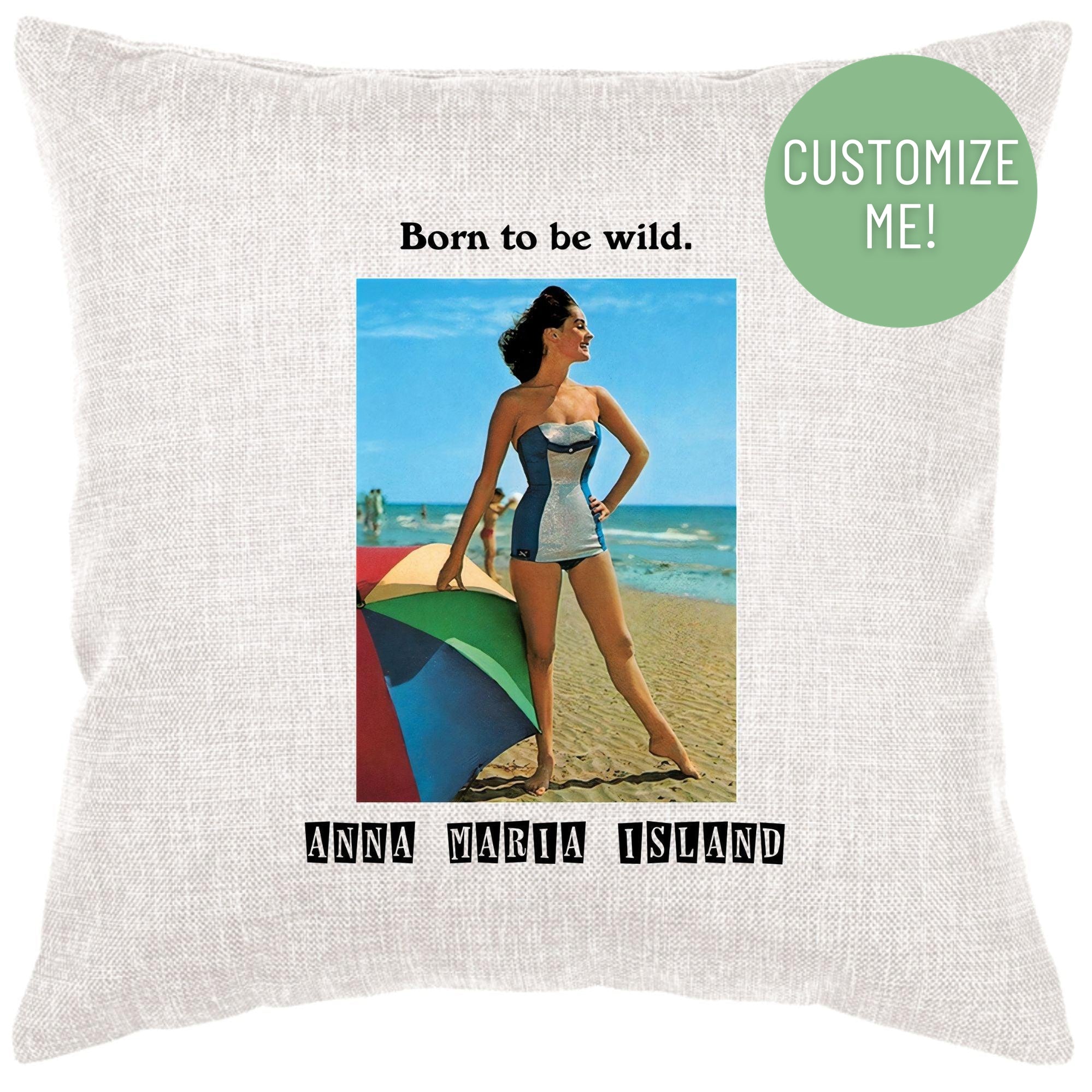 Born To Be Wild Down Pillow