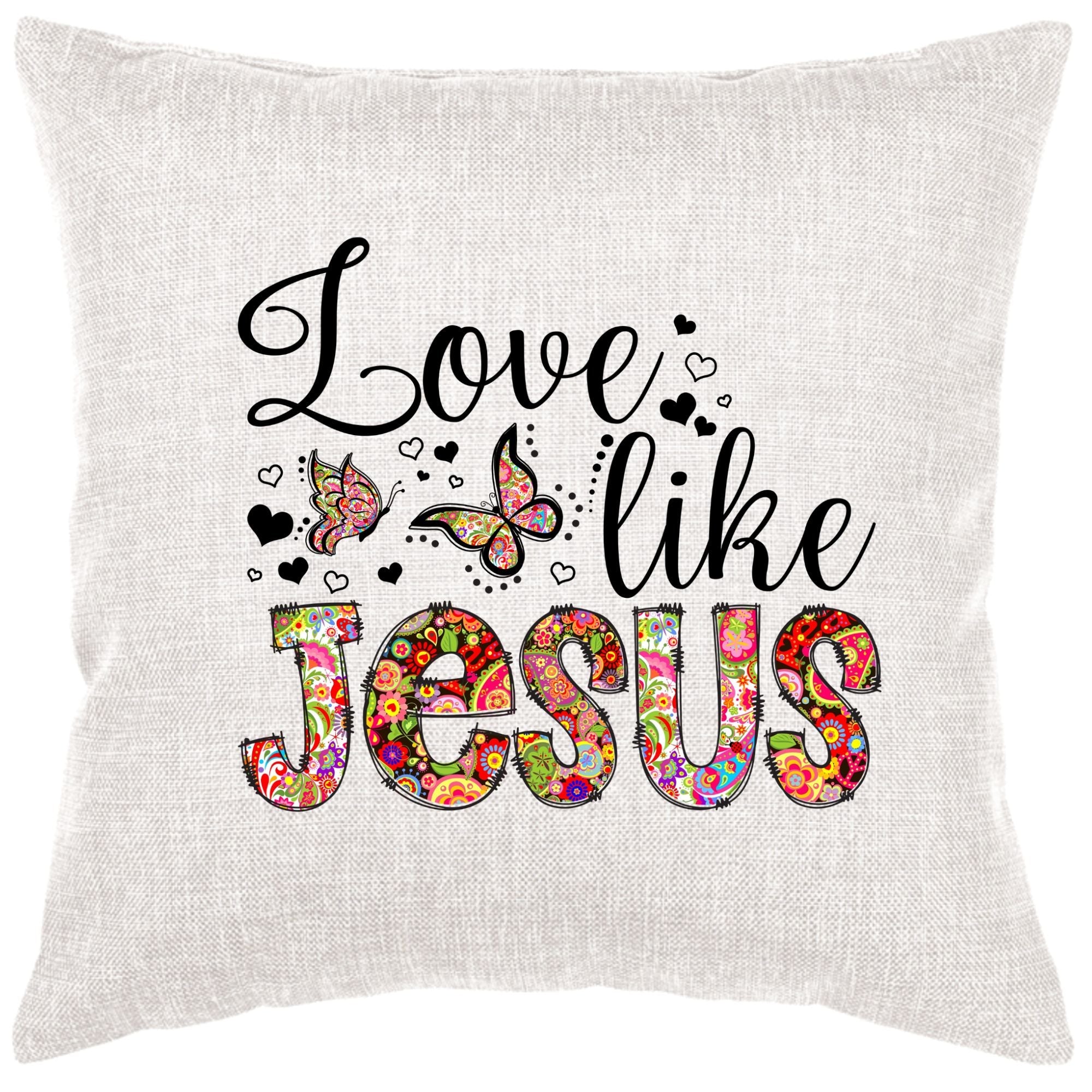 Love Like Jesus Down Pillow