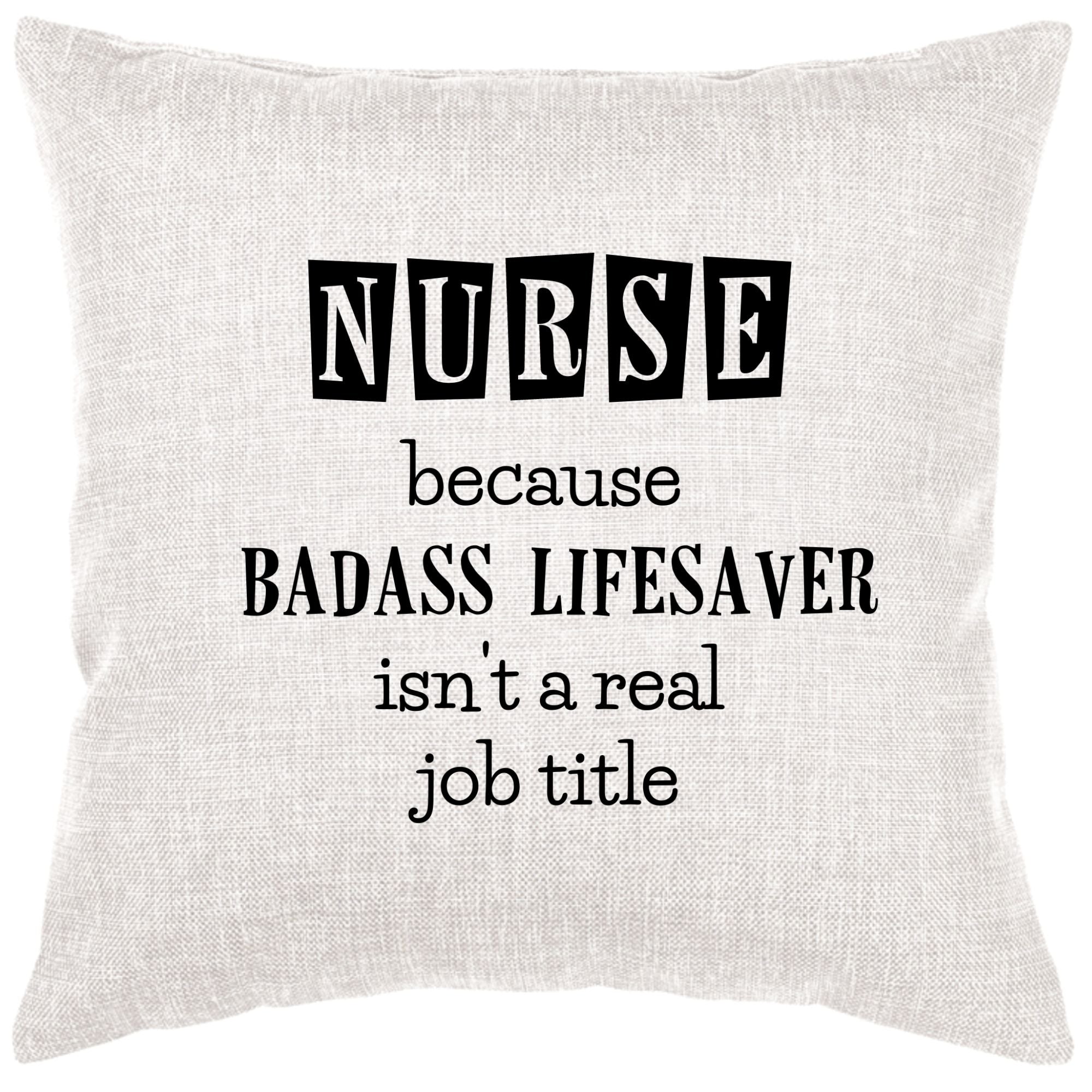Nurse Job Title Down Pillow