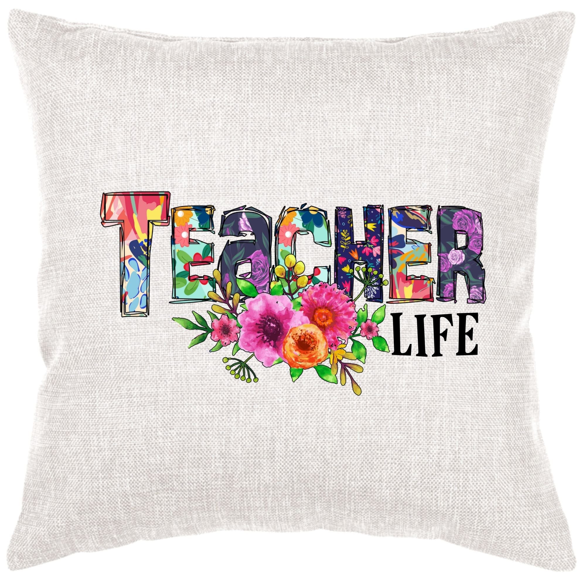 Teacher Life Down Pillow