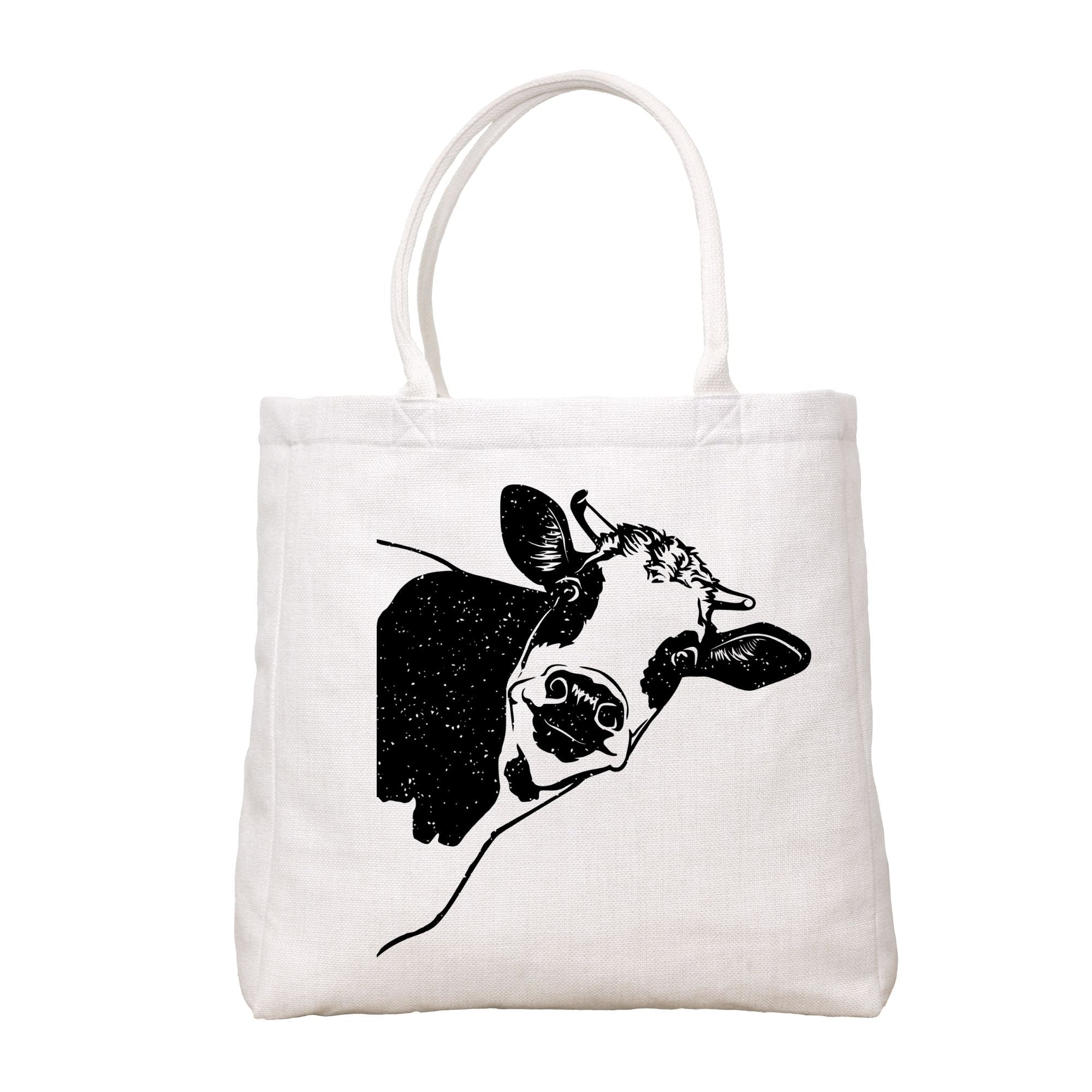 Curious Cow Tote Bag