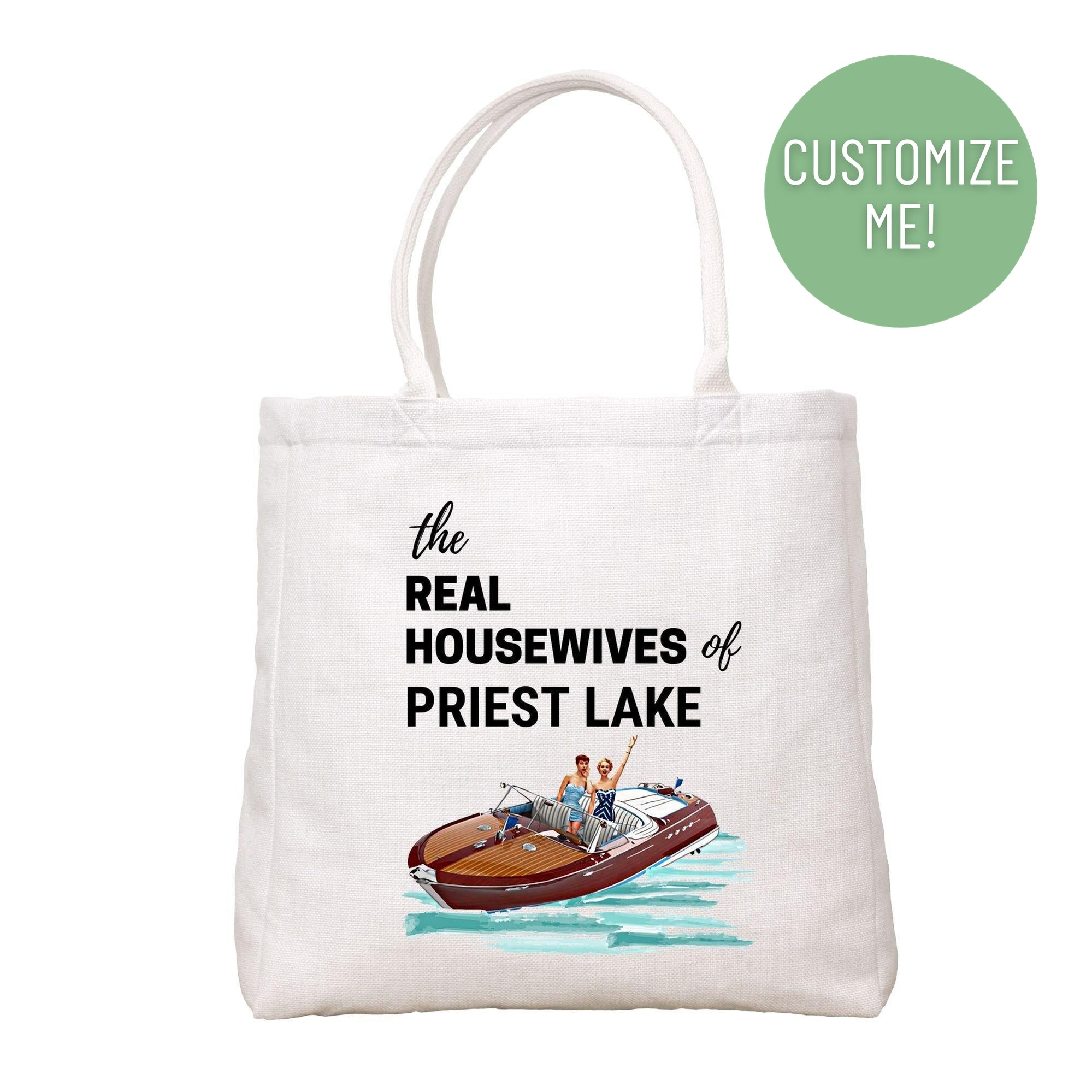 Real Housewives Speed Boat Tote Bag