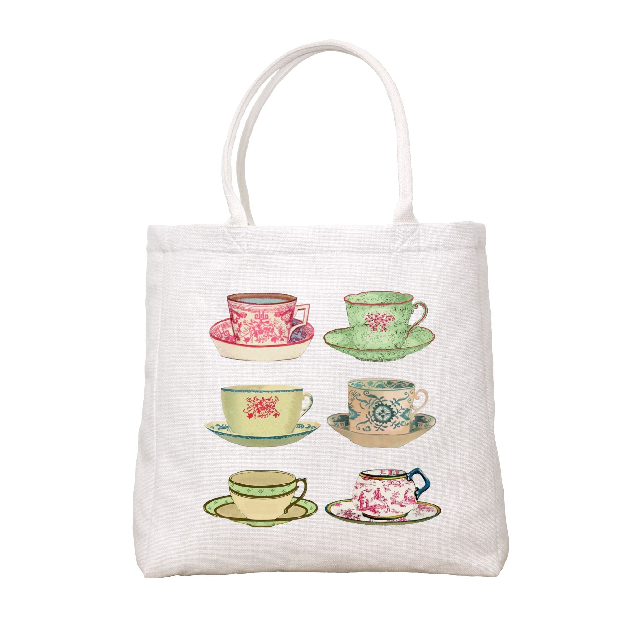 Tea Cups Tote Bag
