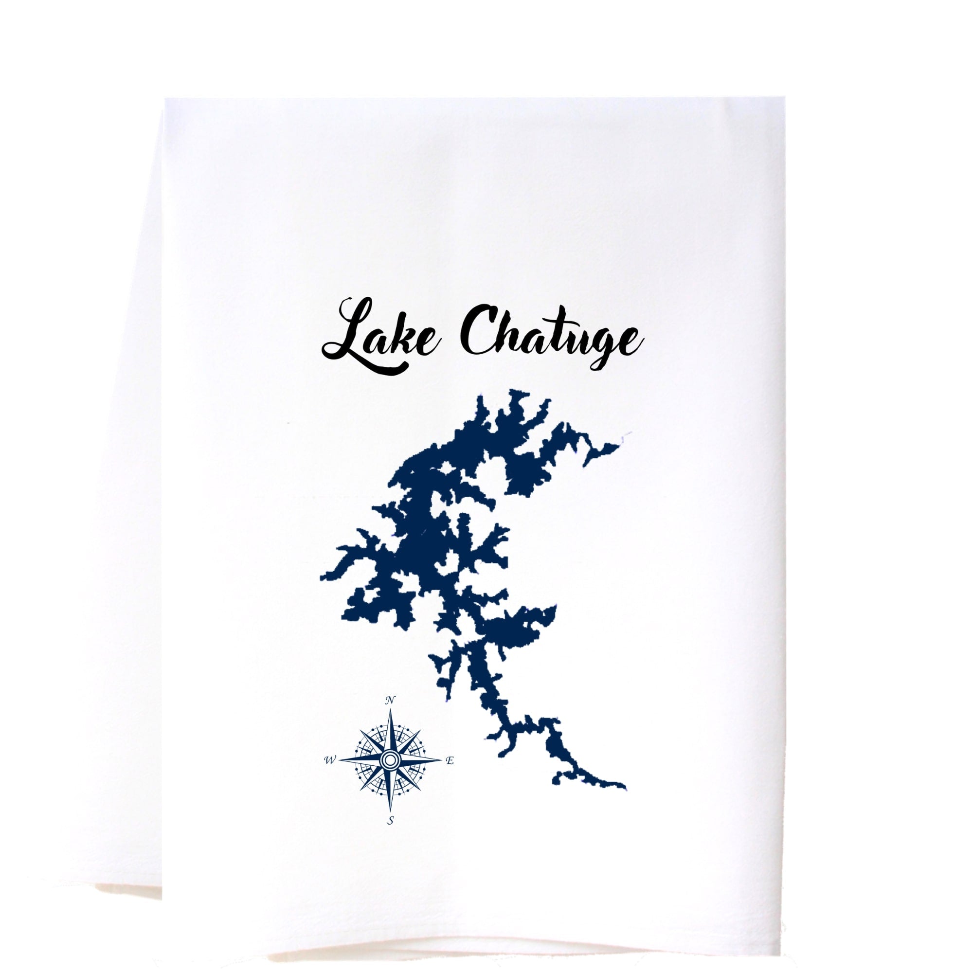 Lake Map Kitchen Towel