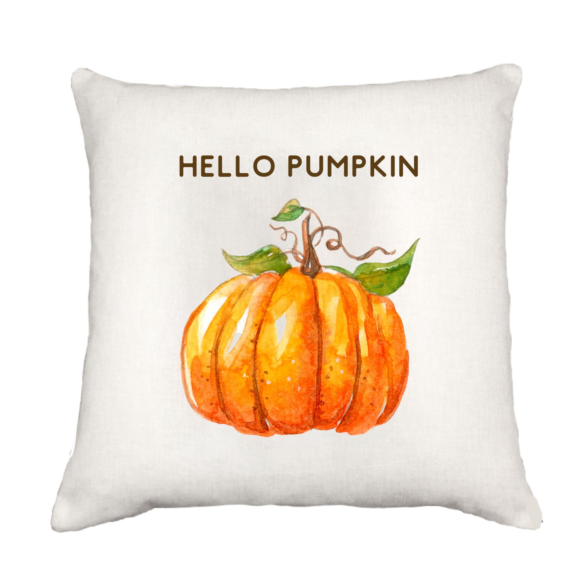 Hello Pumpkin Down Pillow