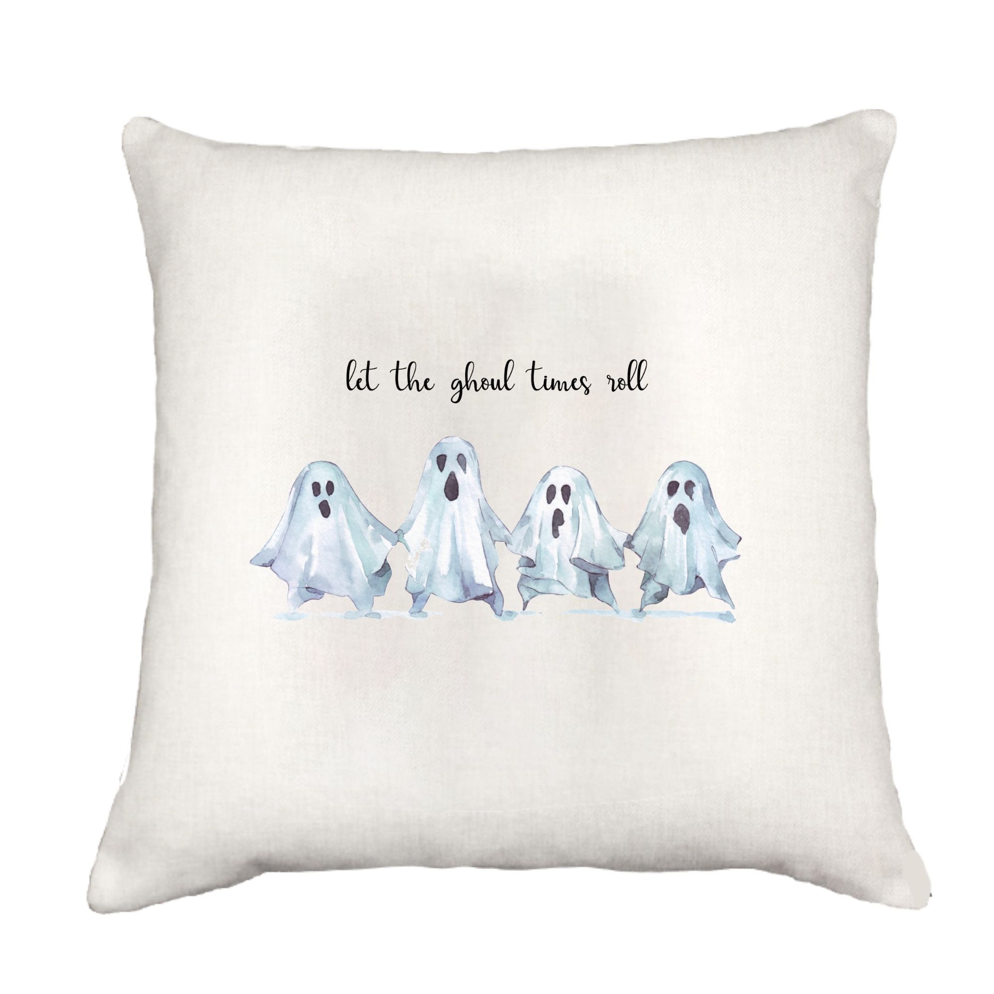 Let The Ghoul Times Roll Down Pillow