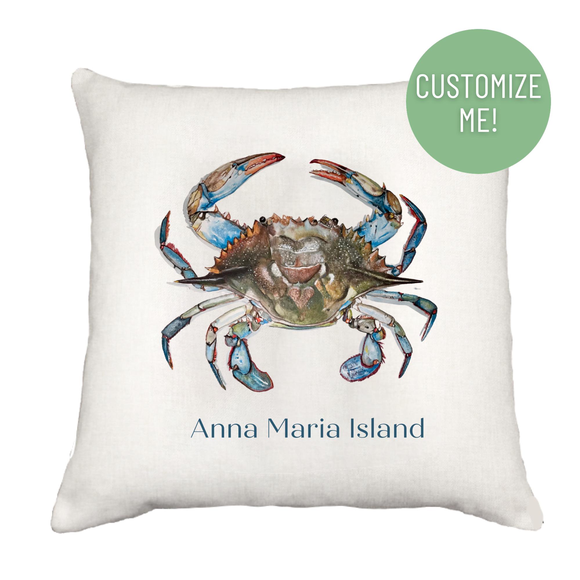 Sea Crab Down Pillow