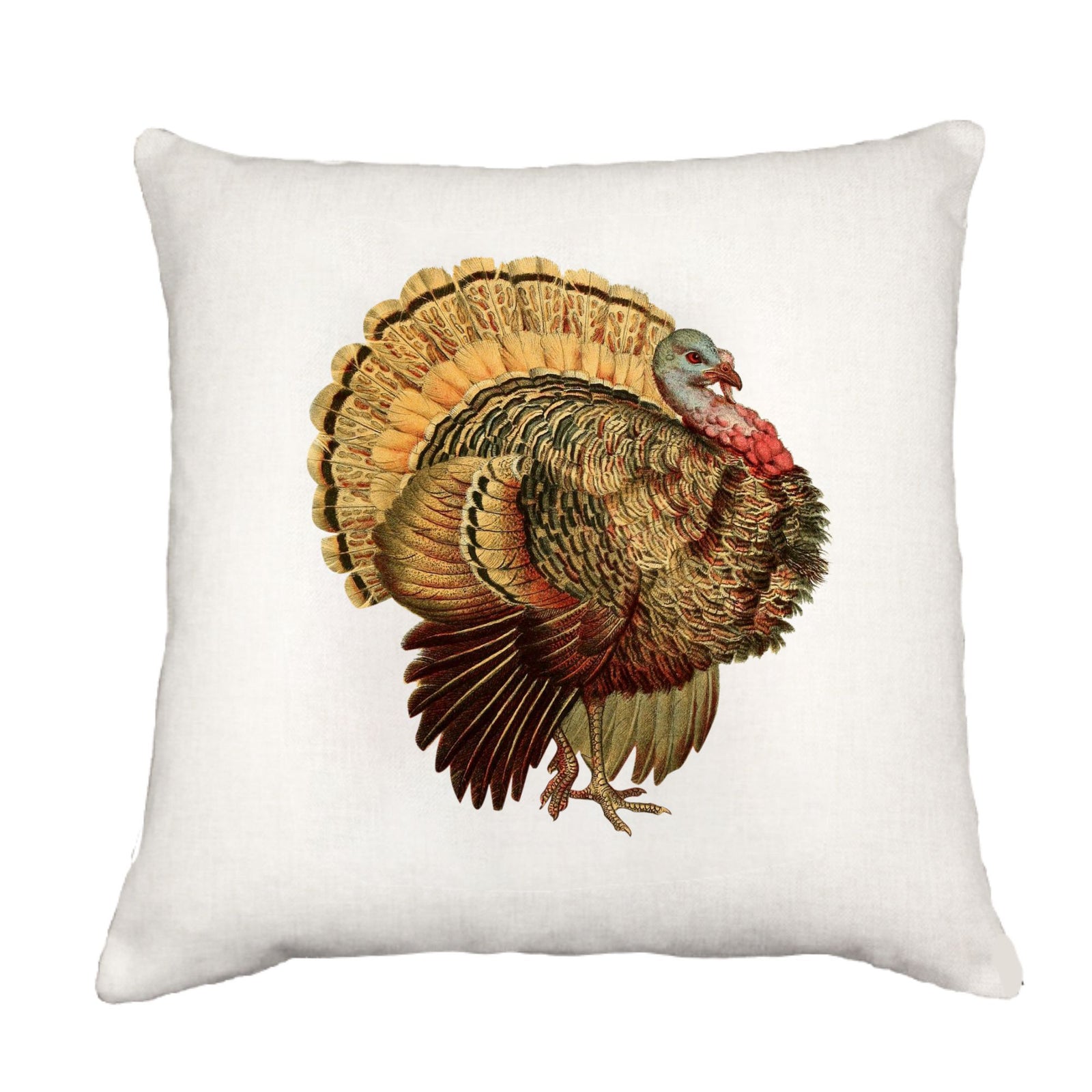 Brown Turkey Pillow Cover
