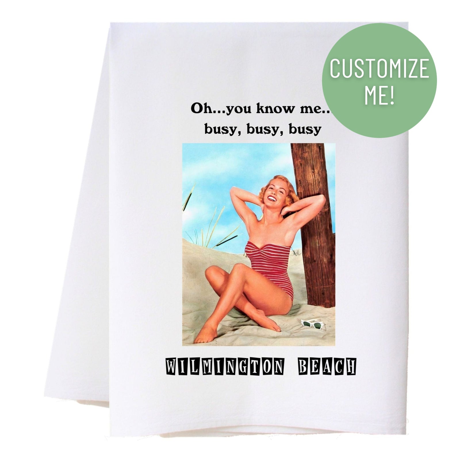 You Know Me Kitchen Towel
