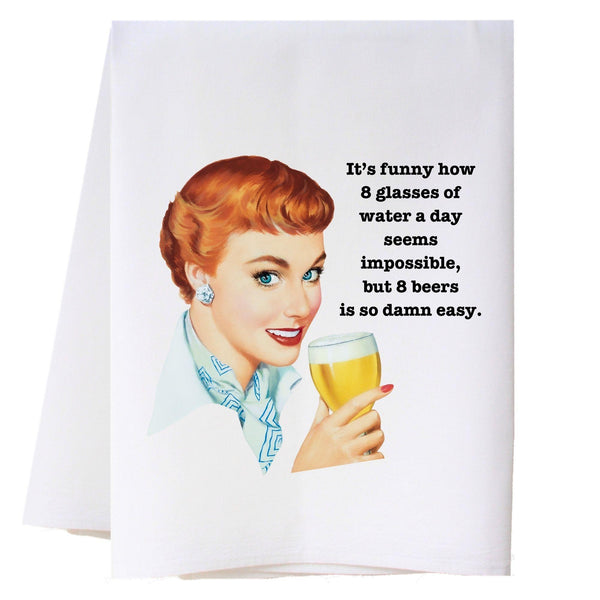8 Beers Kitchen Towel