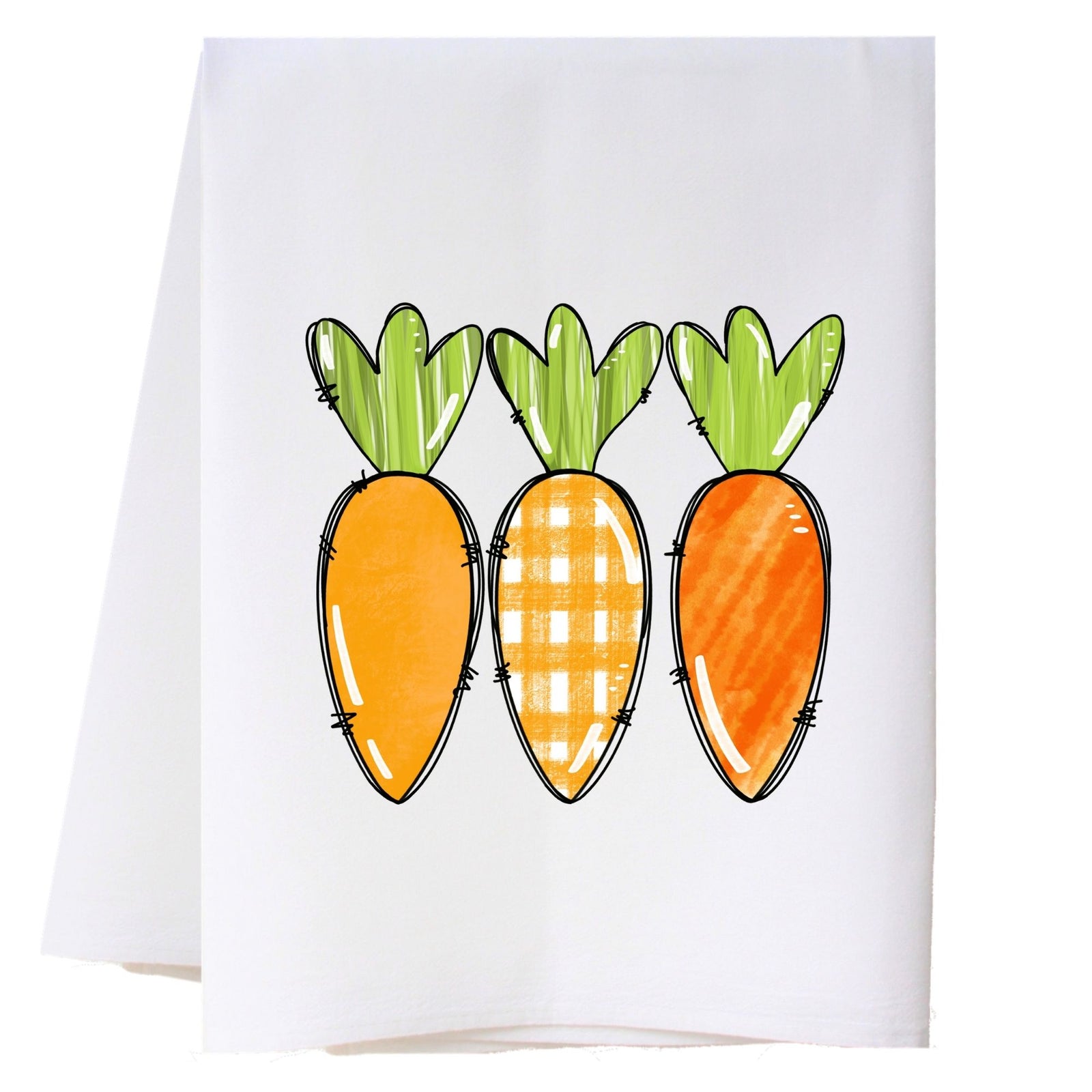 Carrot Trio Kitchen Towel Kitchen Towels - Southern Sisters