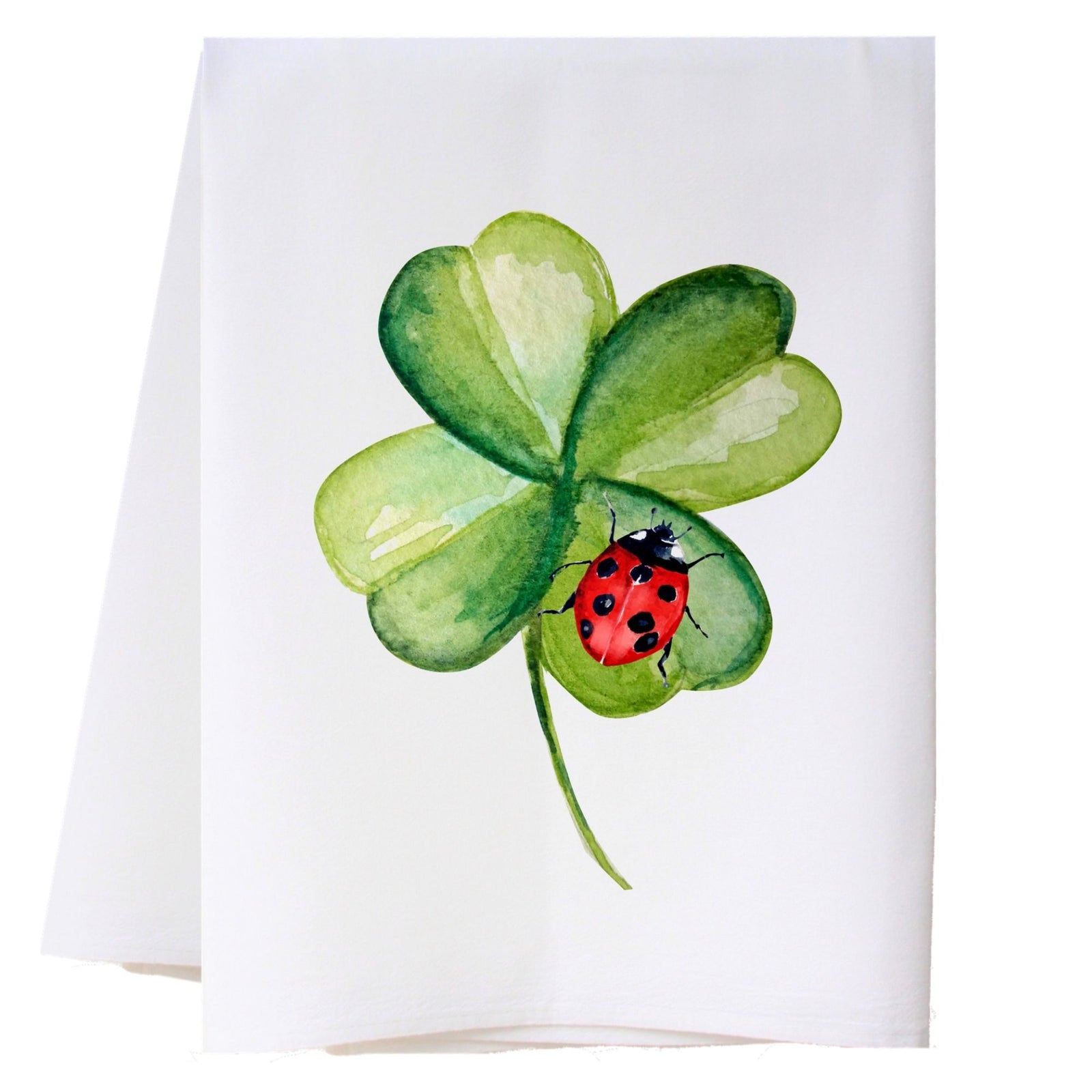 Shamrock And Ladybug Kitchen Towel Kitchen Towels - Southern Sisters