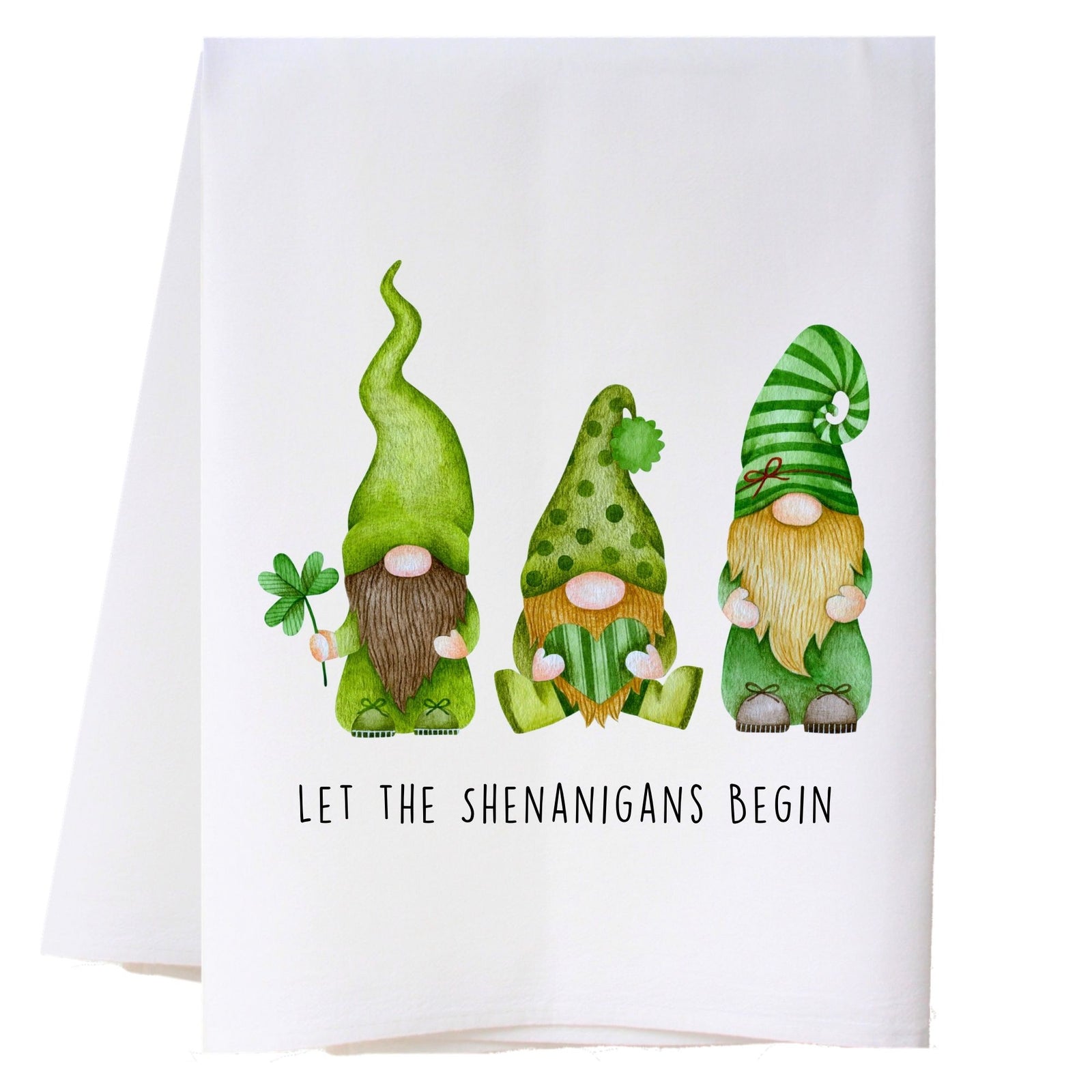 St. Patty's Gnomes Kitchen Towel Kitchen Towels - Southern Sisters
