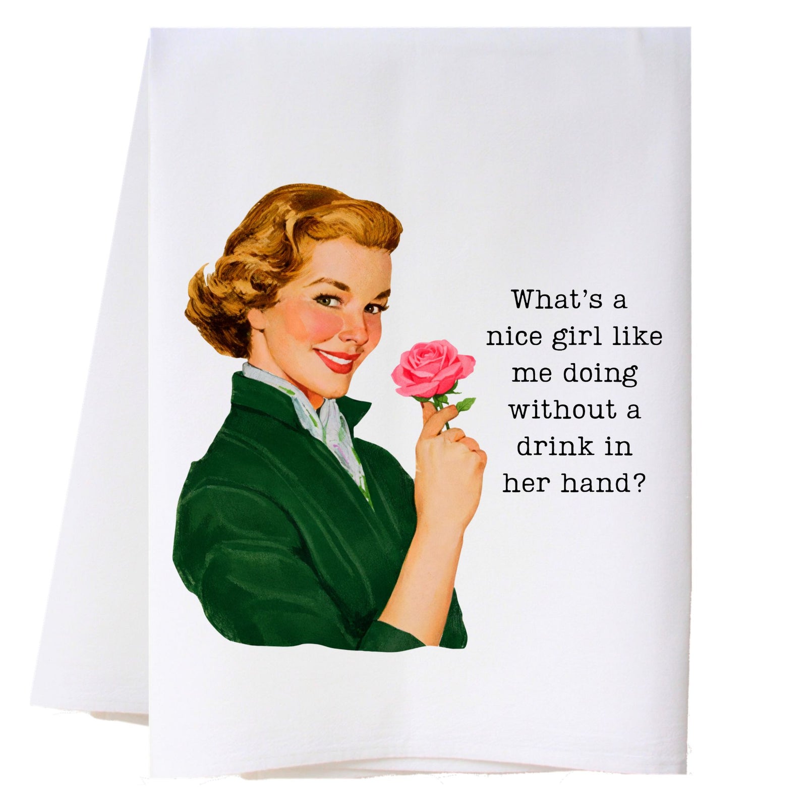 Nice Girl Kitchen Towel