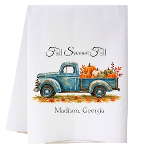 Pumpkin Truck Kitchen Towel