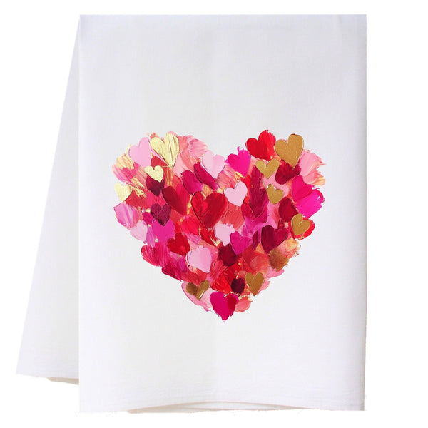 Abstract Heart Kitchen Towel