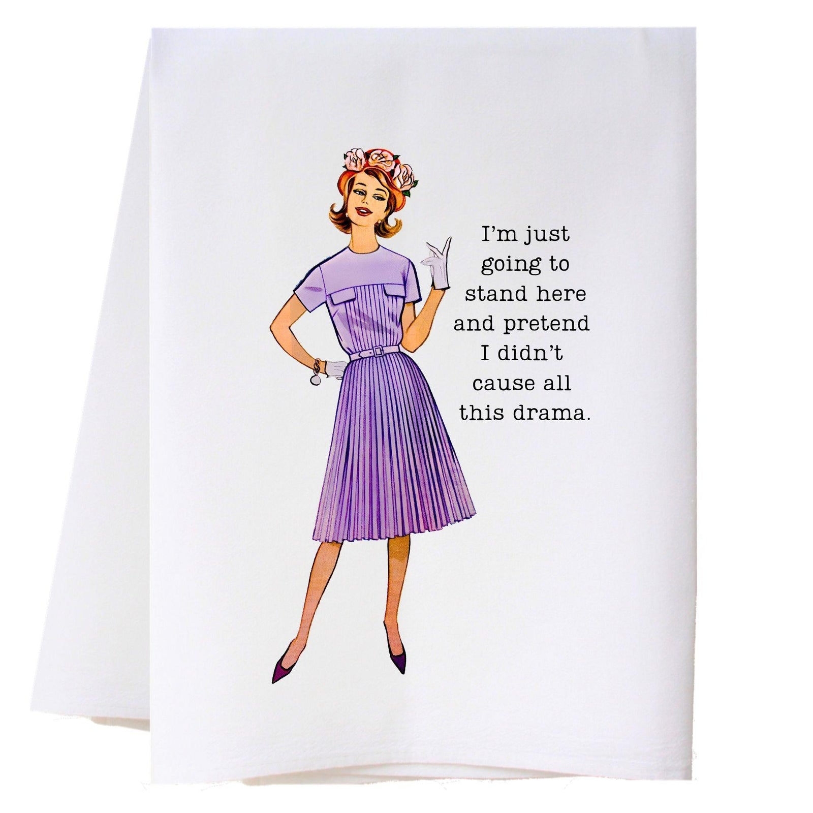 All This Drama Kitchen Towel