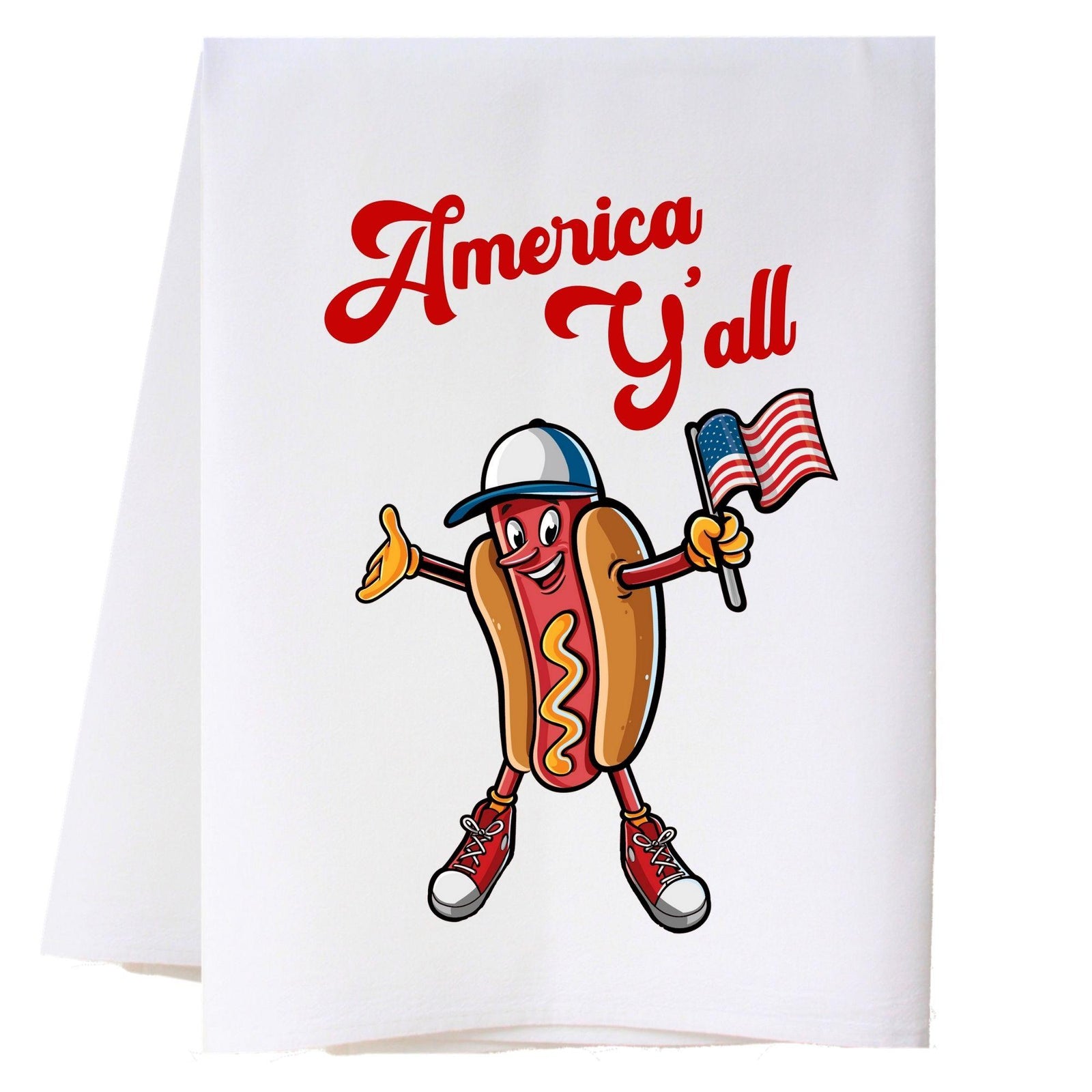 American Hot Dog Kitchen Towel