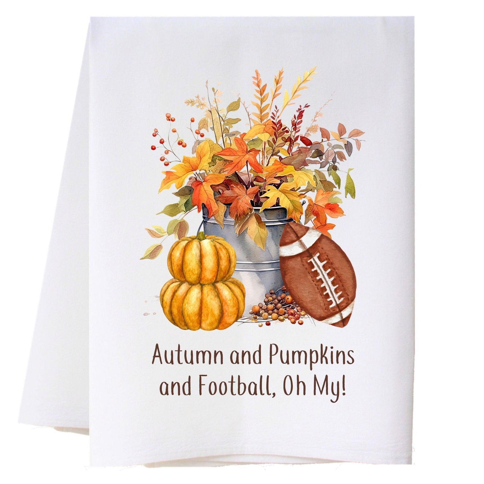 Autumn Football Kitchen Towel Kitchen Towels - Southern Sisters