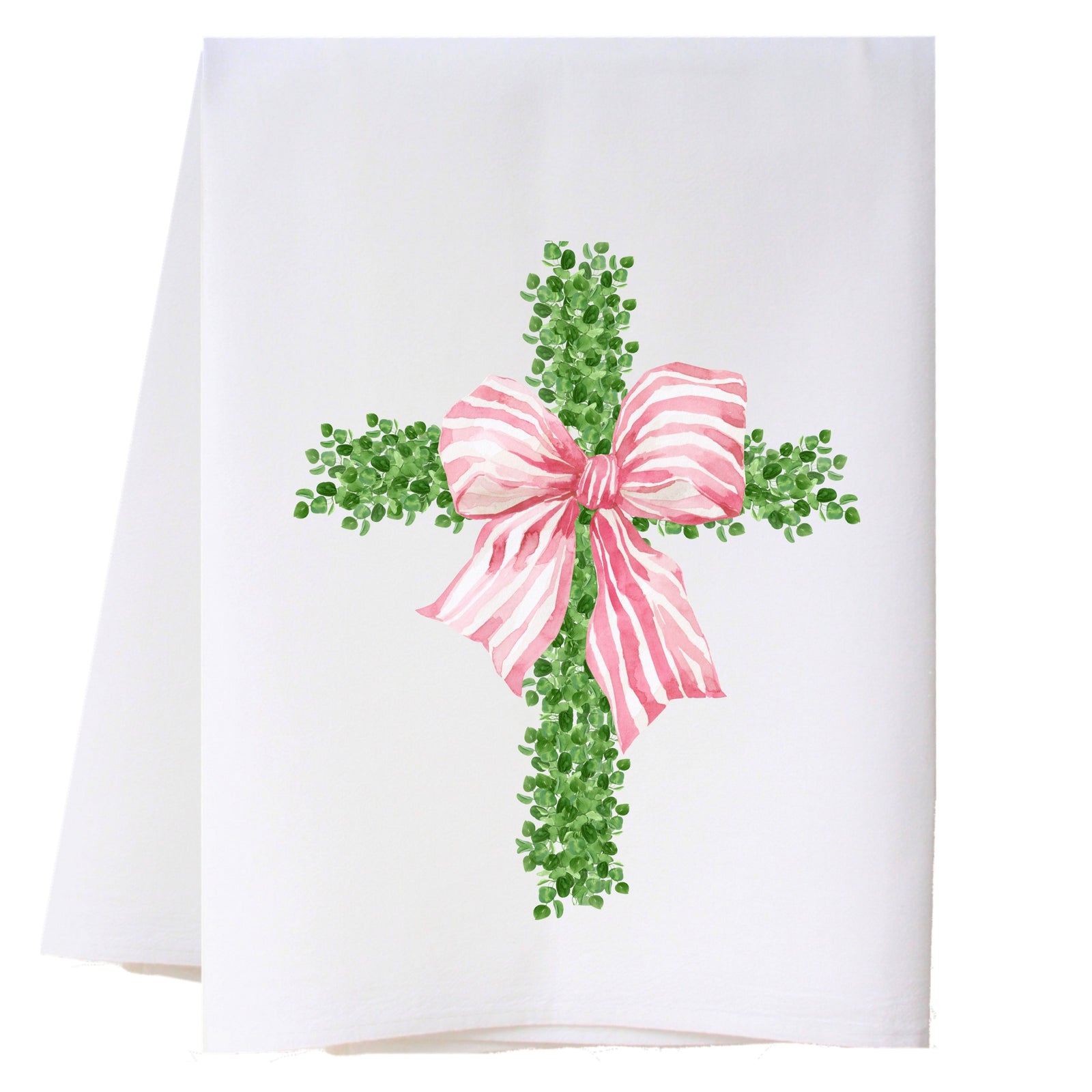 Boxwood Cross Kitchen Towel Kitchen Towels - Southern Sisters
