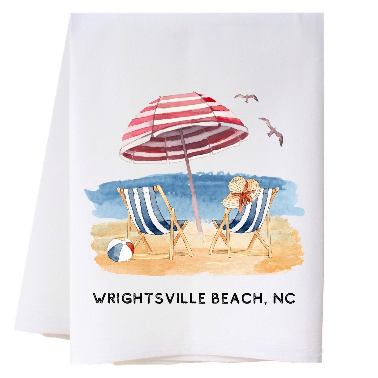 Beach Umbrella Kitchen Towel Kitchen Towels - Southern Sisters