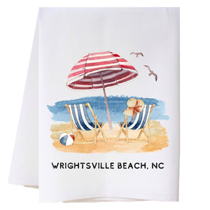 Beach Umbrella Kitchen Towel Kitchen Towels - Southern Sisters