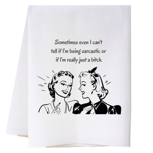 Being Sarcastic Kitchen Towel Kitchen Towels - Southern Sisters