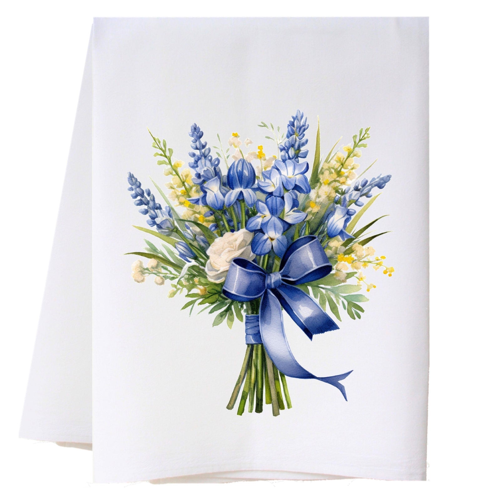 Bluebonnet Bouquet Kitchen Towel
