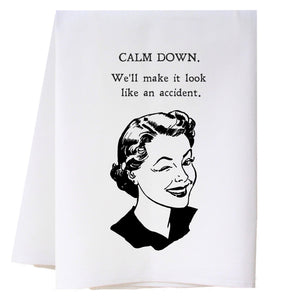 Calm Down Kitchen Towel Kitchen Towels - Southern Sisters