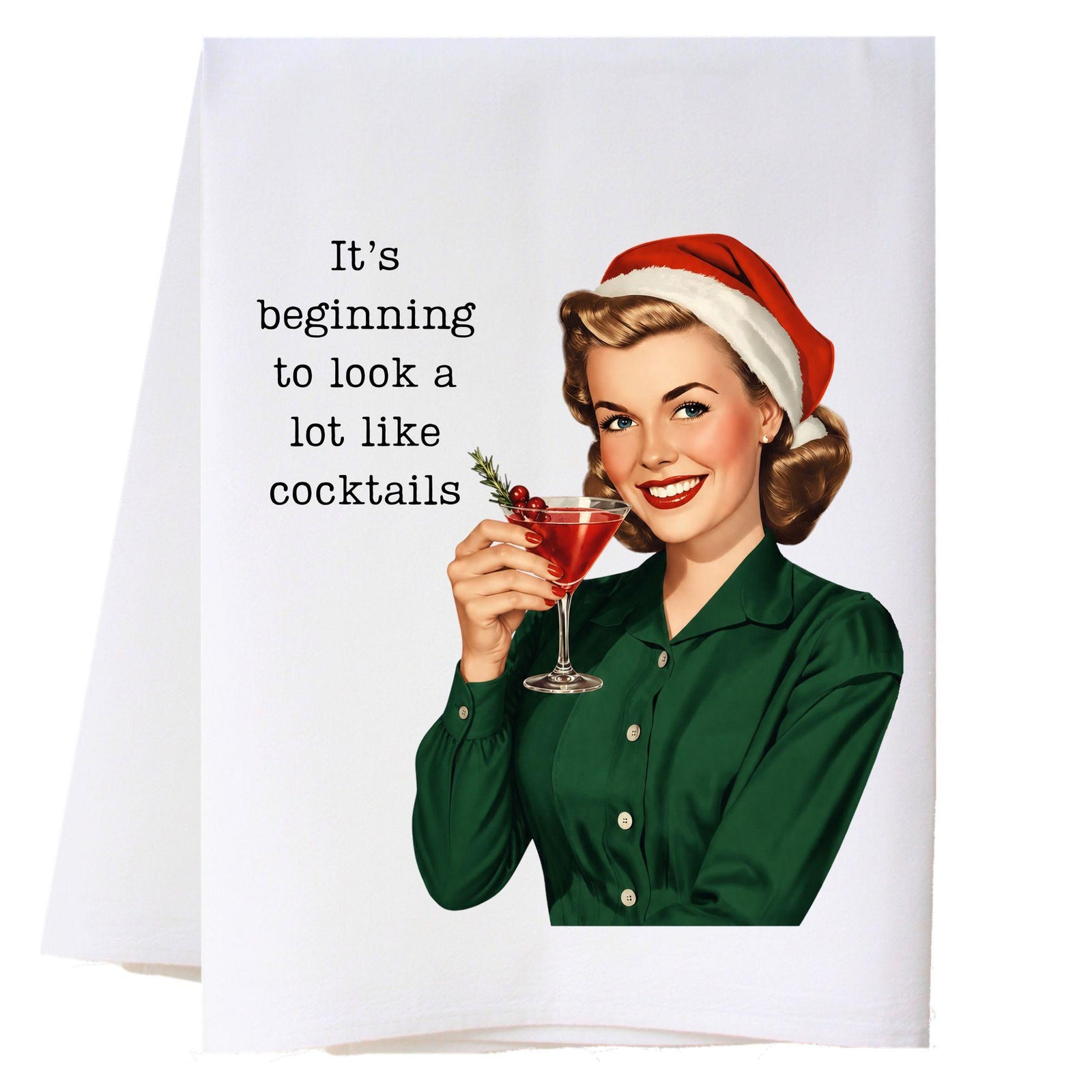 Christmas Diva 1 Kitchen Towel