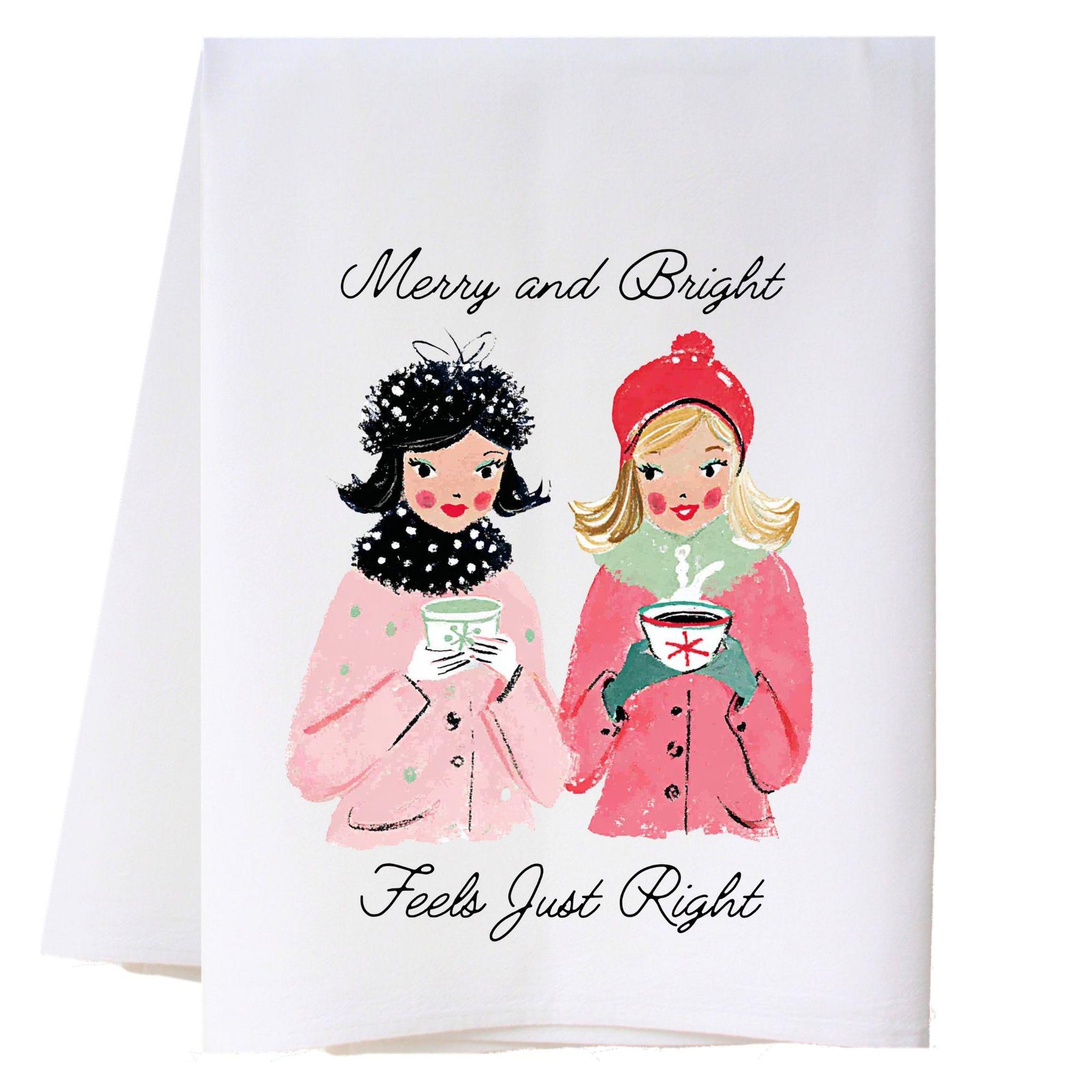 Christmas Girls Kitchen Towel