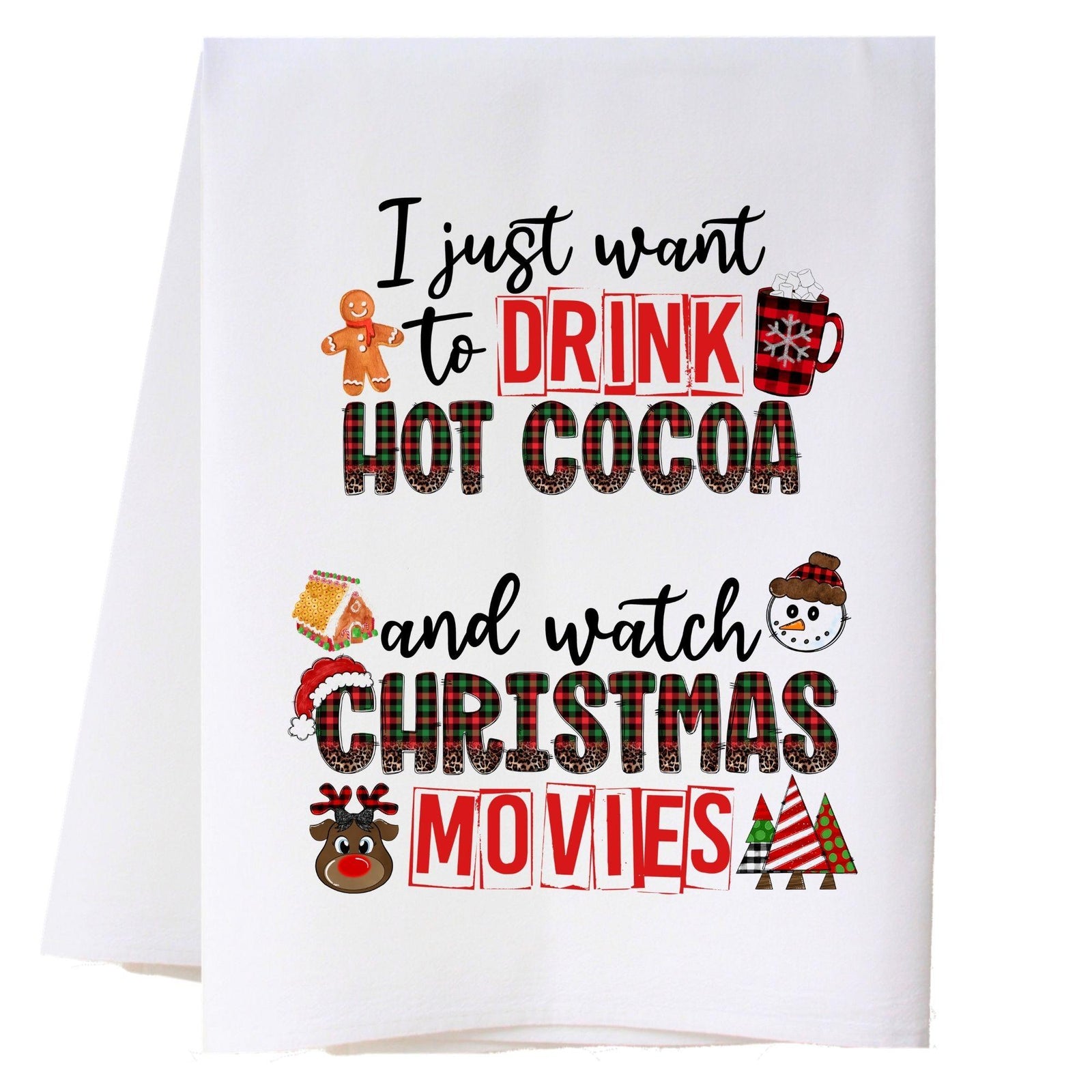 Christmas Movies Kitchen Towel
