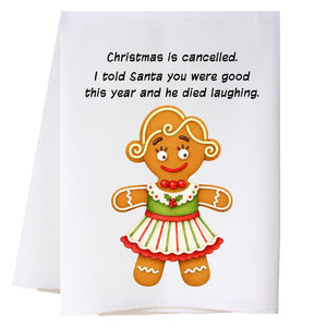 Christmas is Cancelled Kitchen Towel