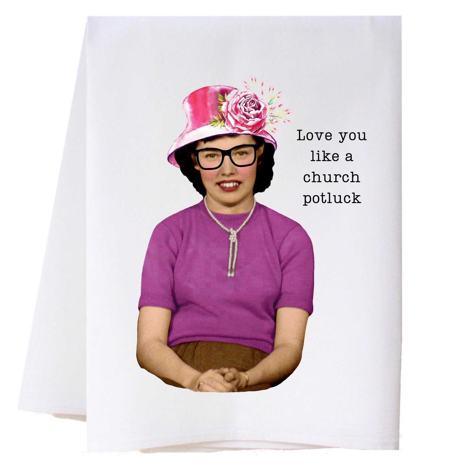 Church Potluck Kitchen Towel