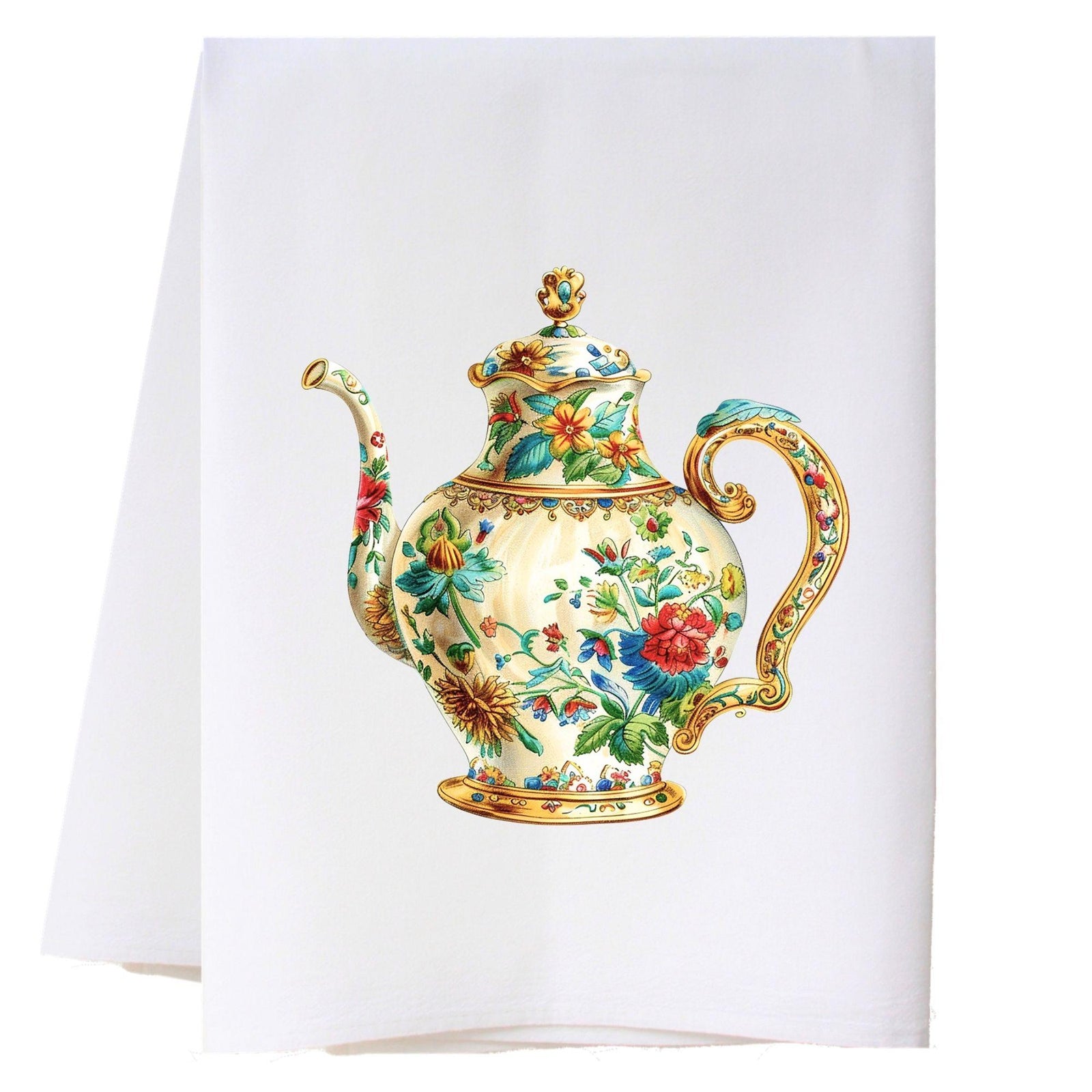 Colorful Tea Pot Kitchen Towel Kitchen Towels - Southern Sisters