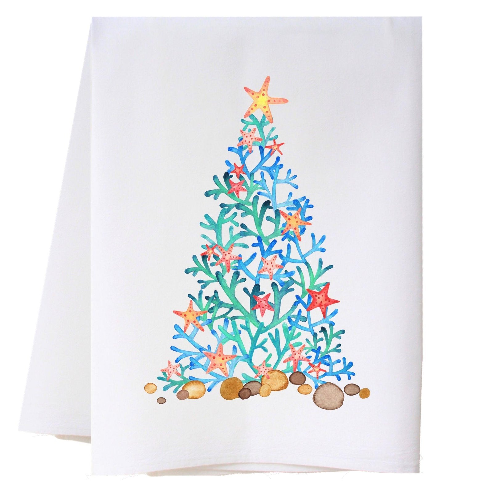 Coral Tree Kitchen Towel