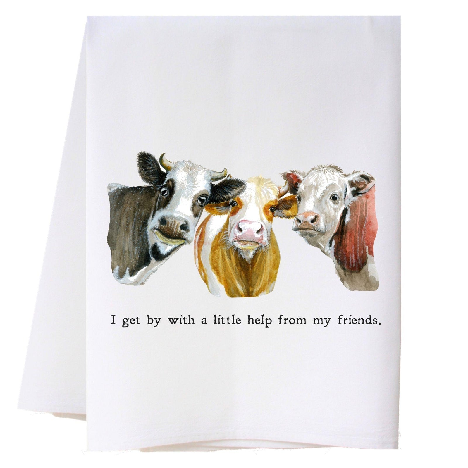 Cow Friends Kitchen Towel Kitchen Towels - Southern Sisters