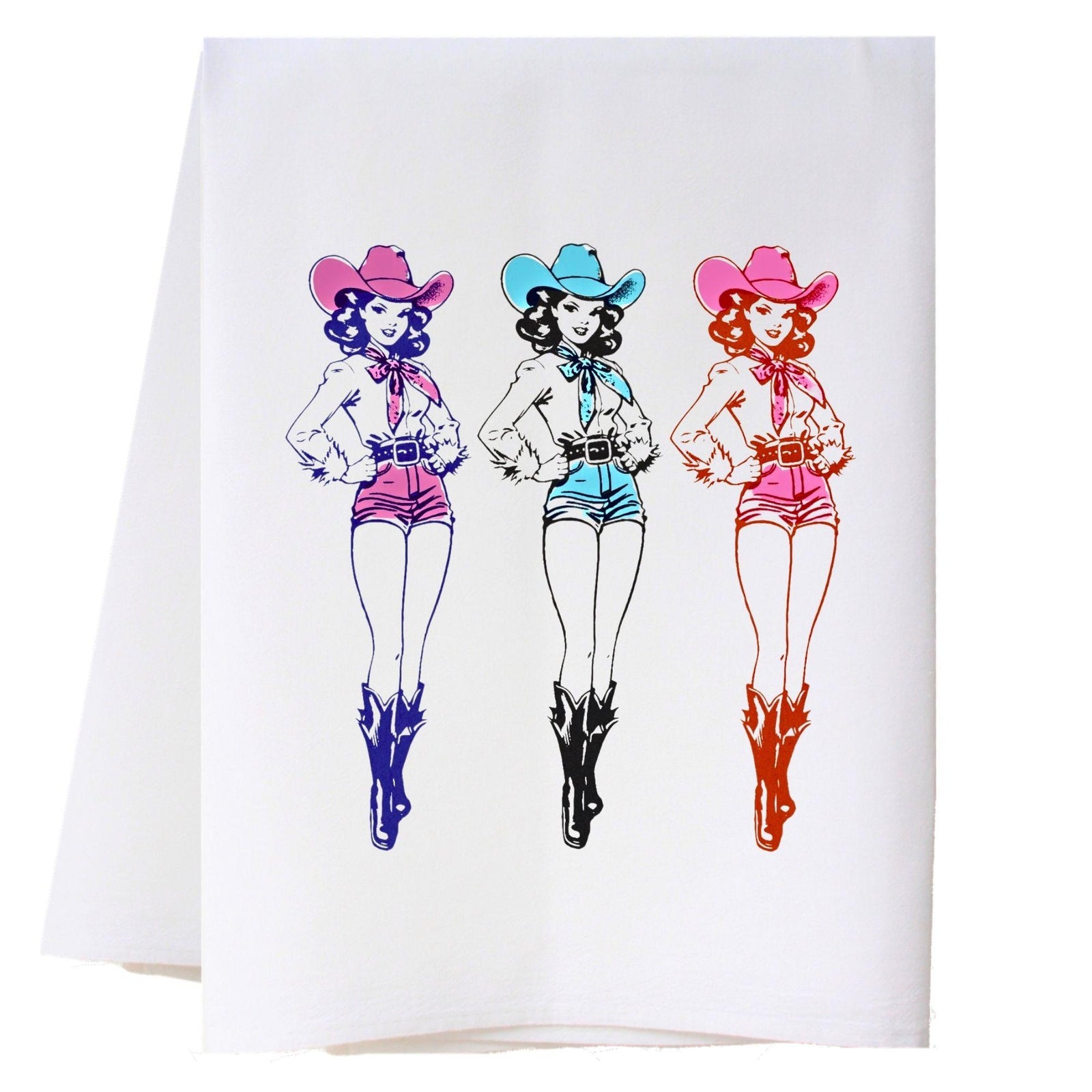 Cowgirl Trio Kitchen Towel