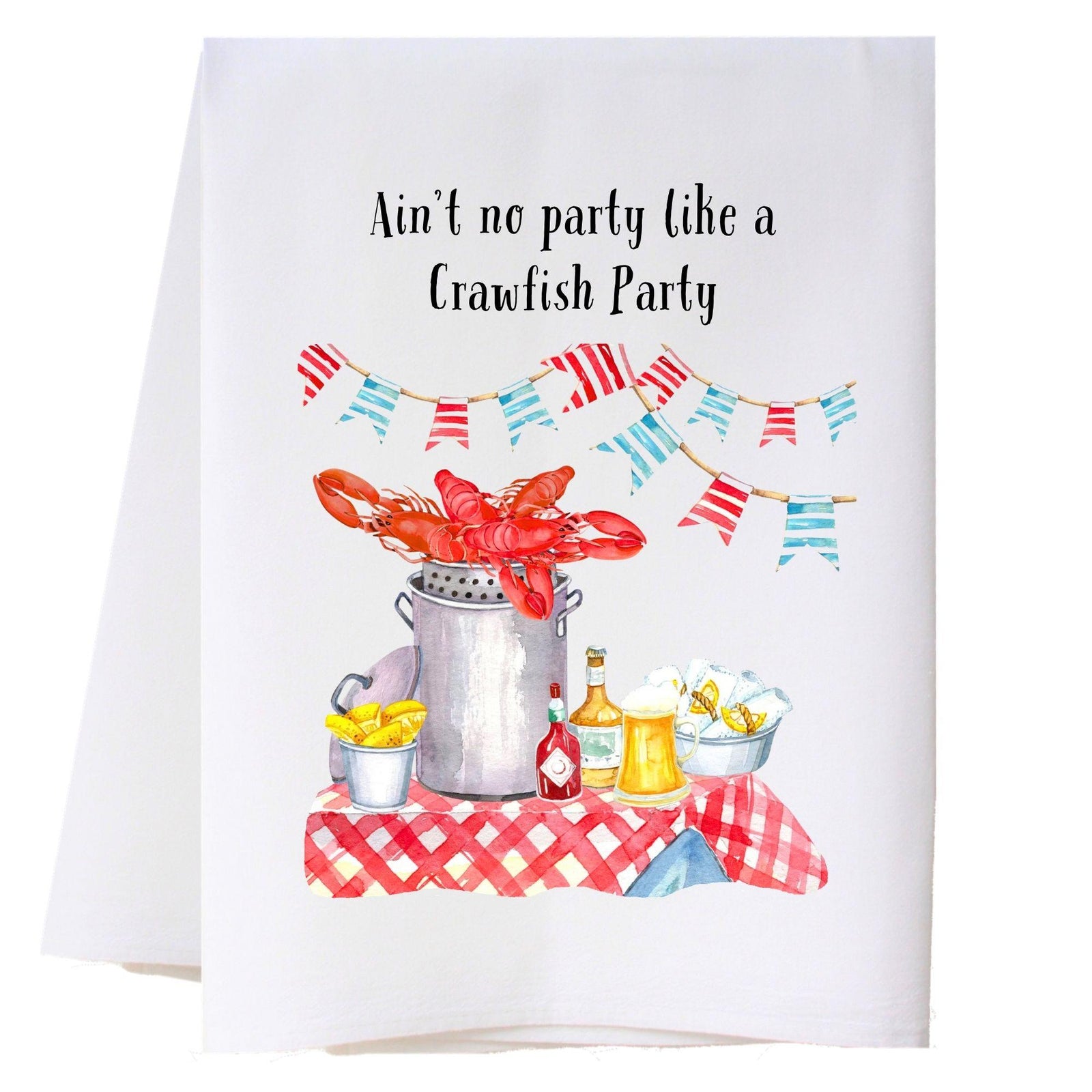 Crawfish Party Kitchen Towel