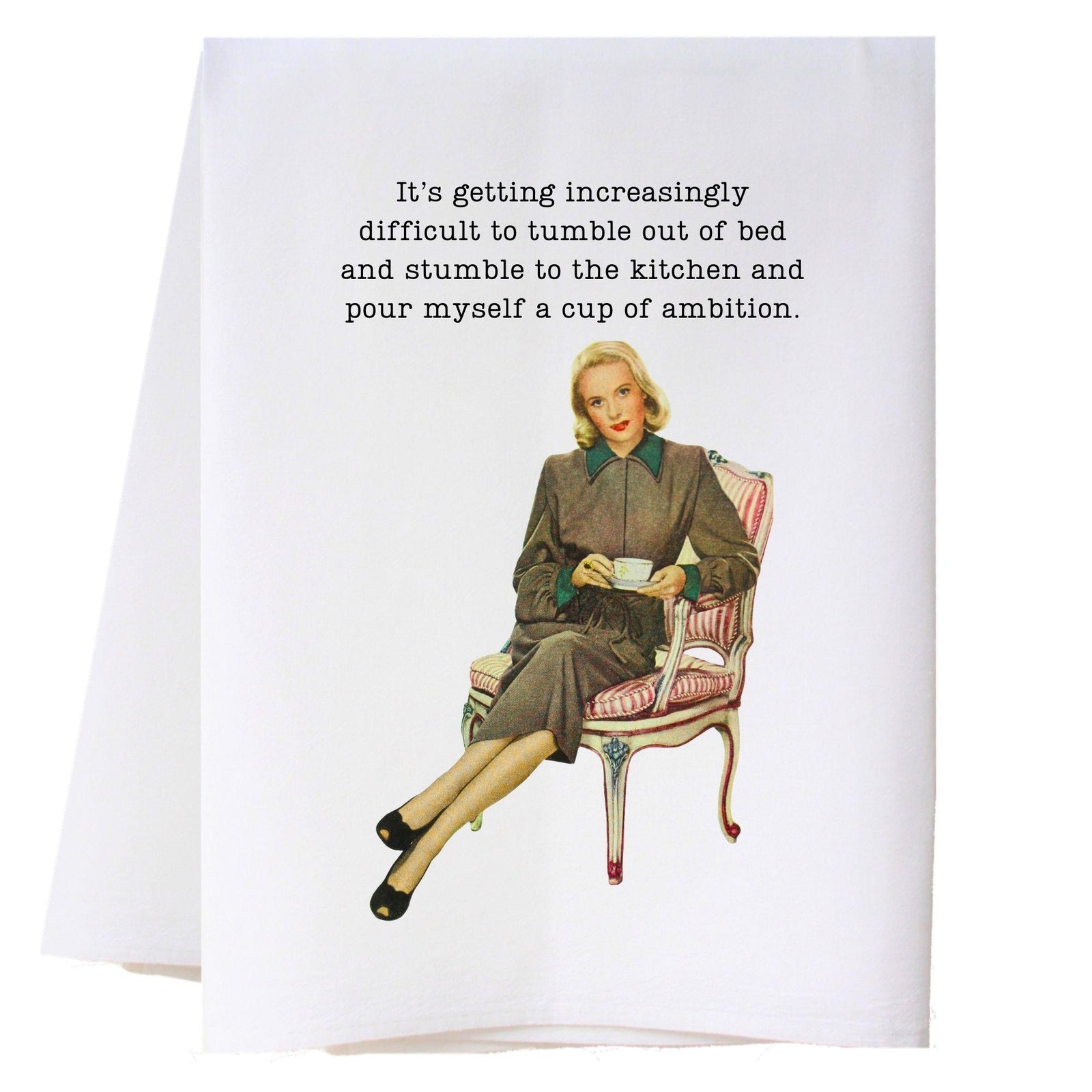 Cup Of Ambition Kitchen Towel