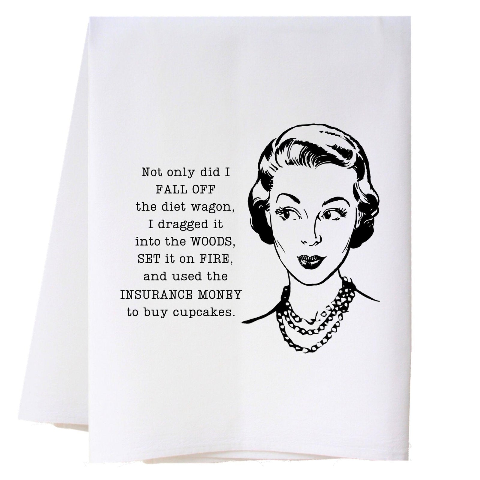 Diet Wagon Kitchen Towel
