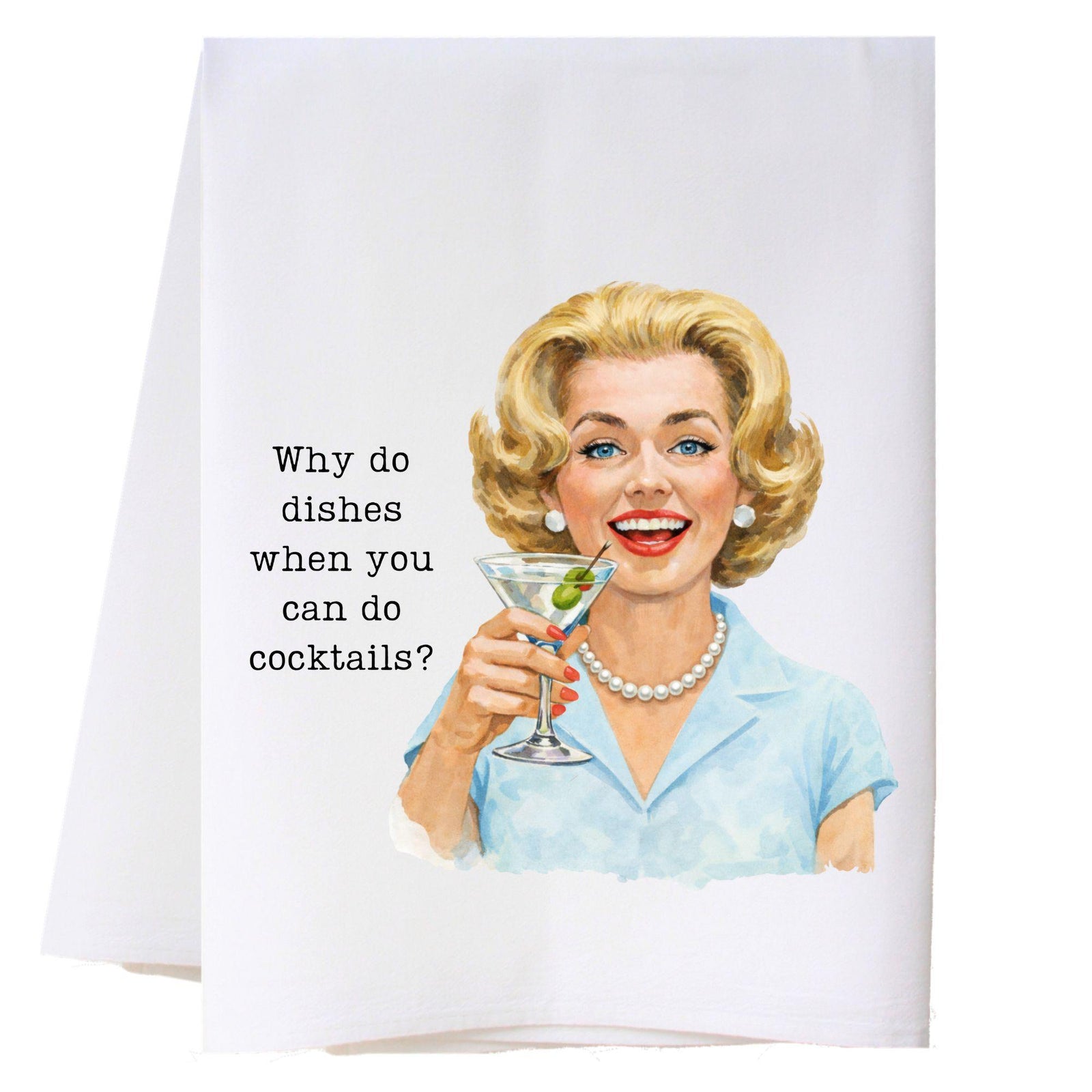 Do Cocktails Kitchen Towel