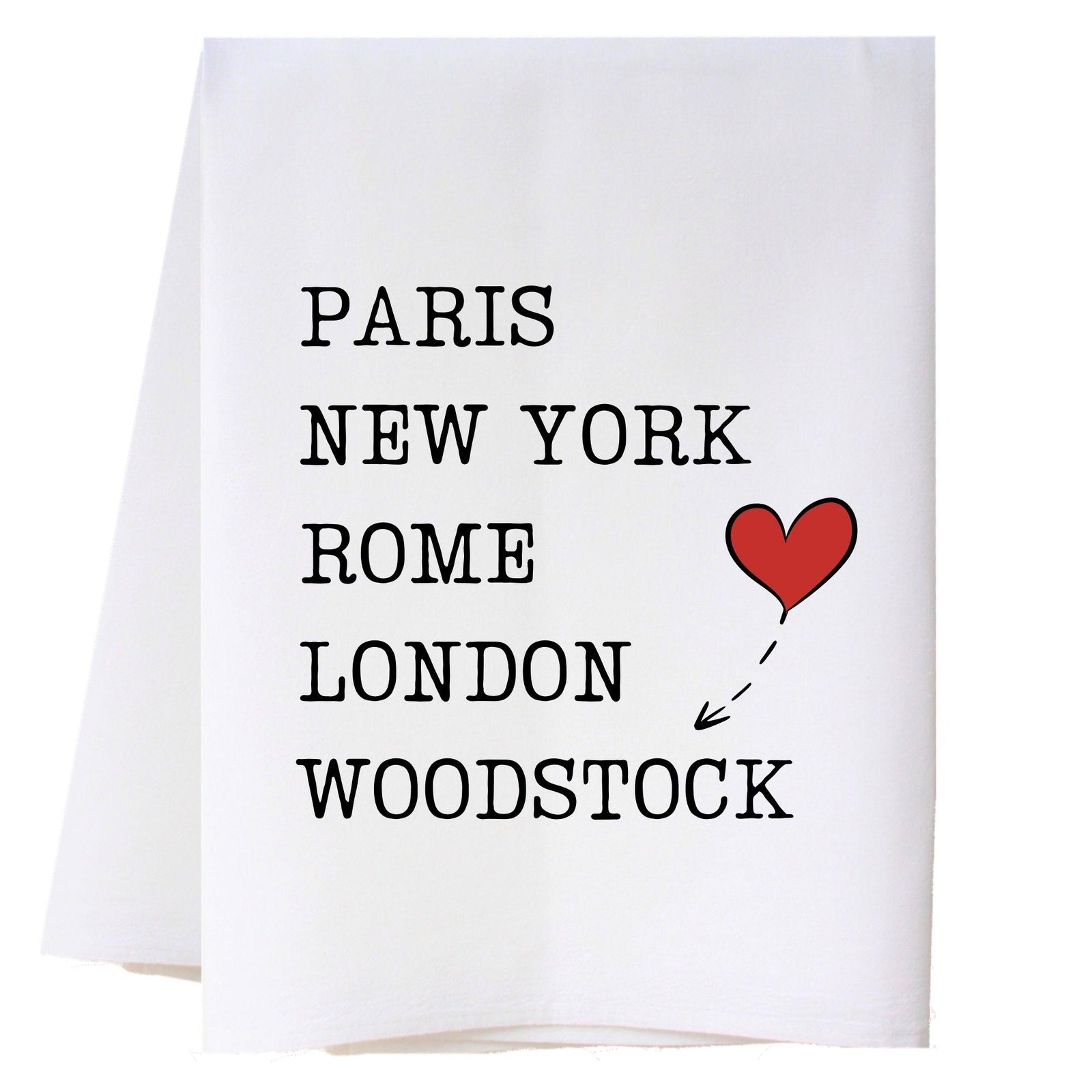 Famous Hometowns Kitchen Towel