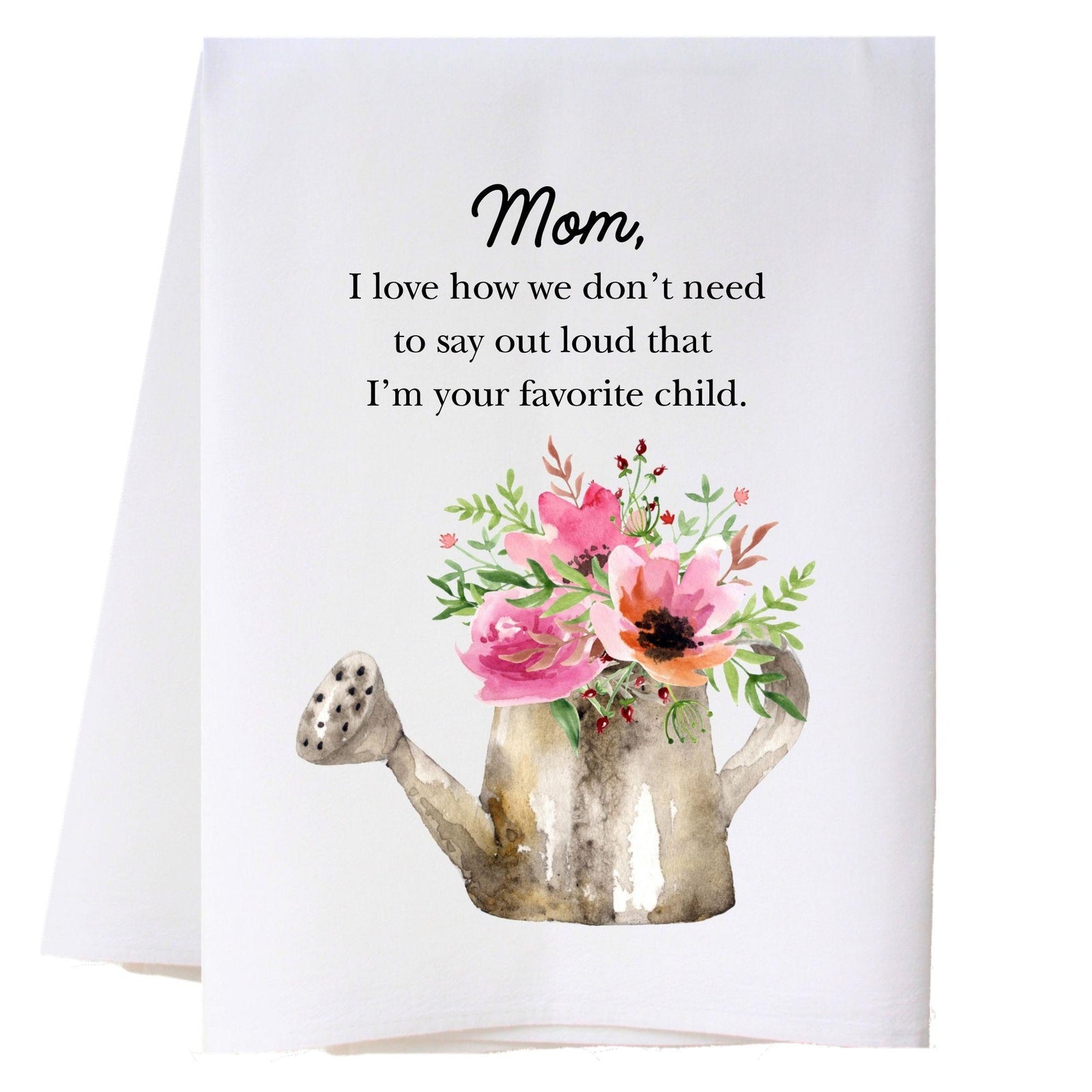 Favorite Child Watering Can Kitchen Towel