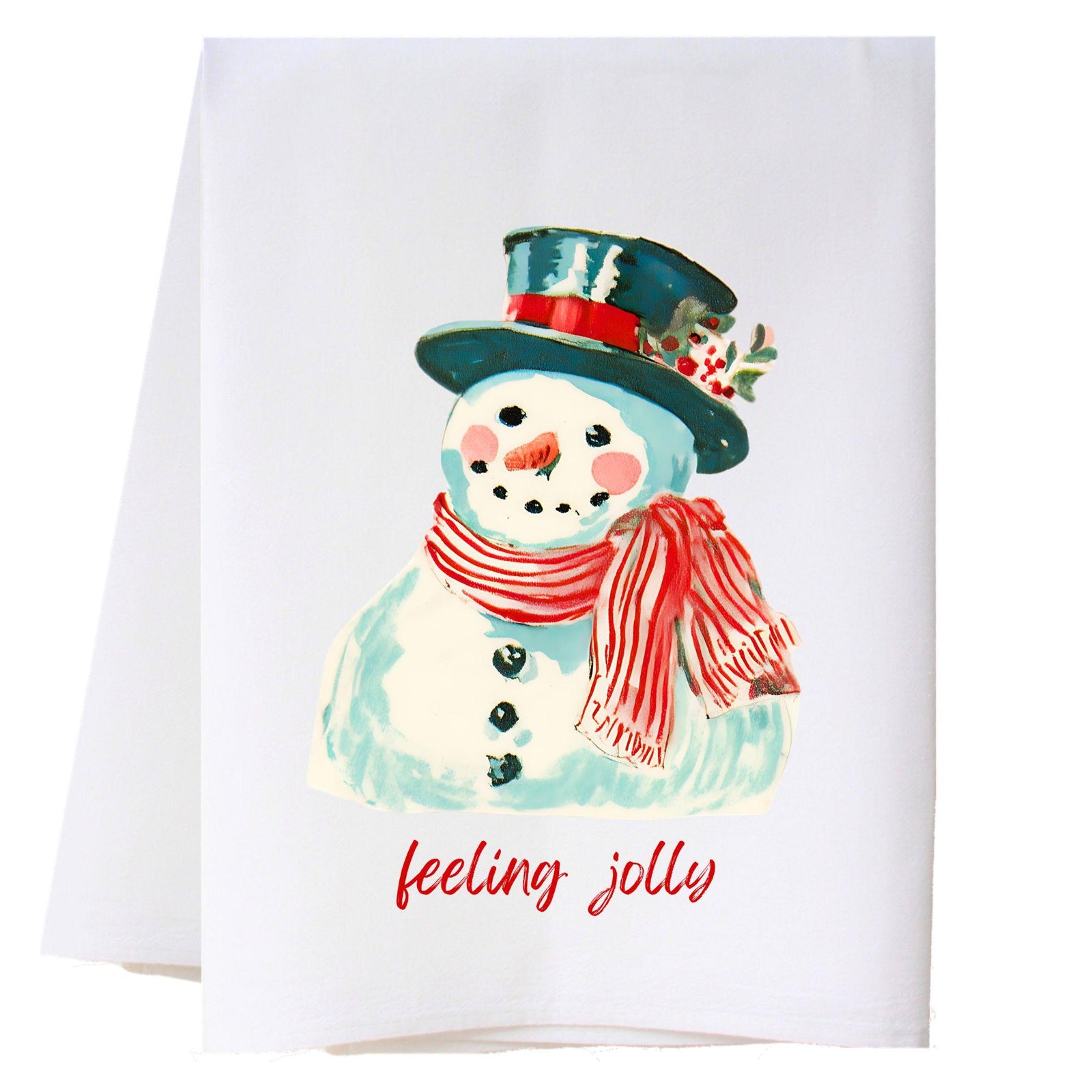 Feelin Jolly Snowman Kitchen Towel